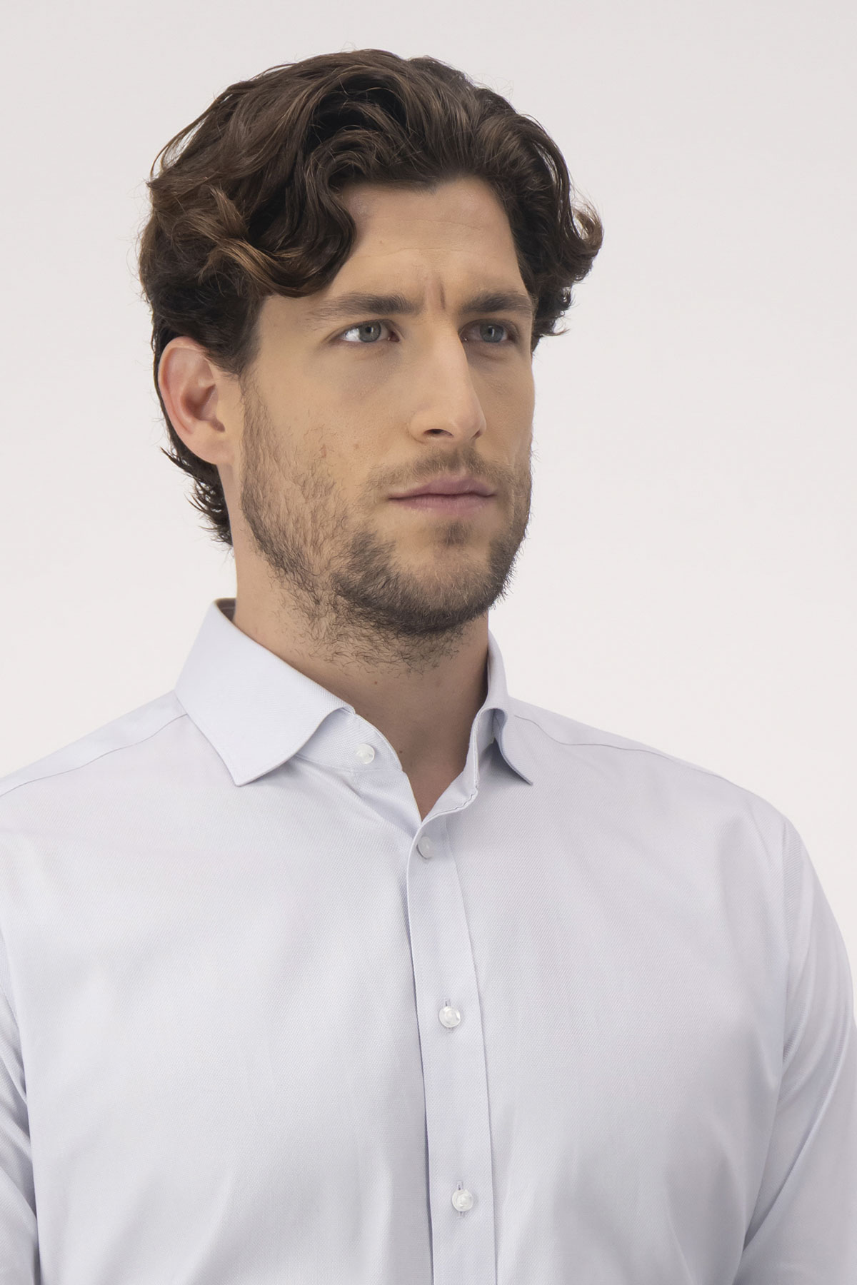 Camisa Formal NON IRON Contemporary Fit Gris