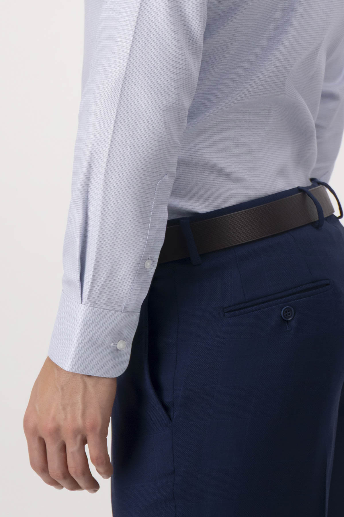 Camisa Formal NON IRON Contemporary Fit Azul