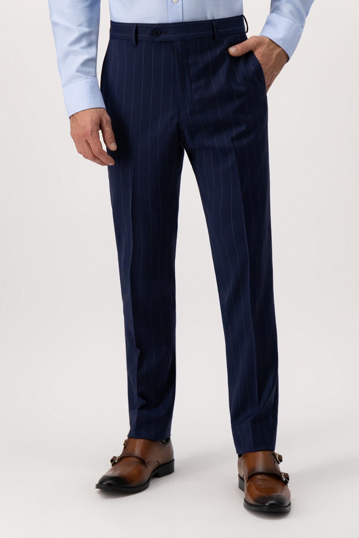 Traje Calderoni Azul Marino Slim Fit