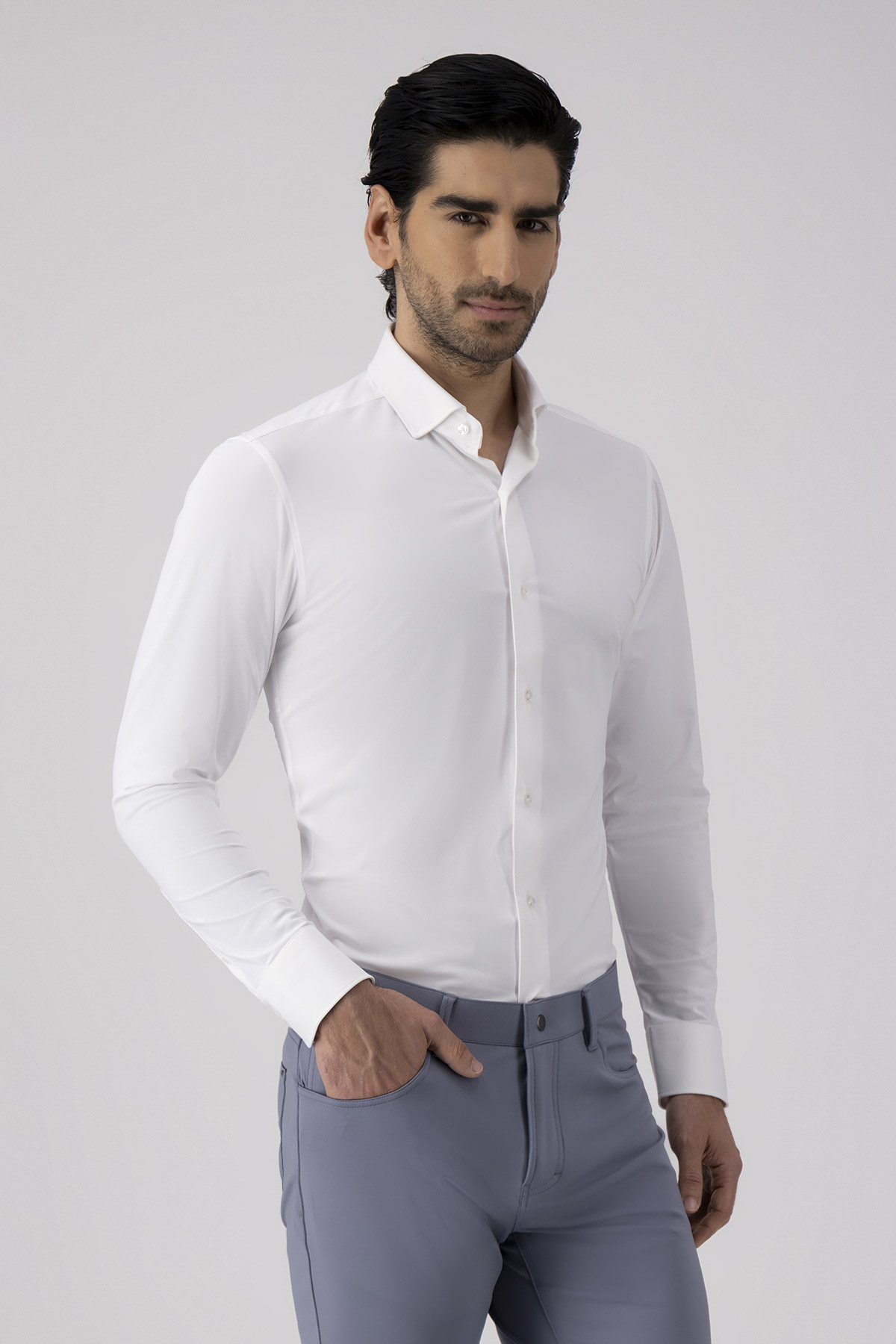 Camisa Formal Anatomic Technology Slim Fit Blanco