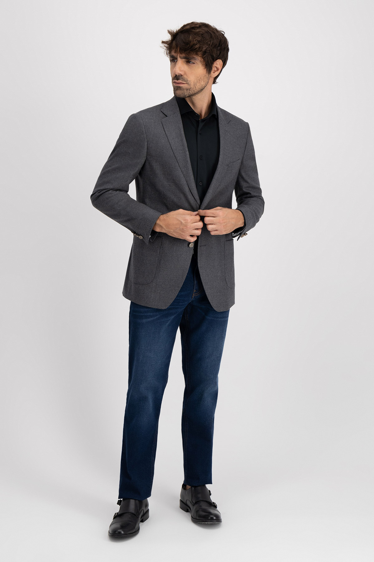 Blazer Roberts Gris Slim Fit image number 4