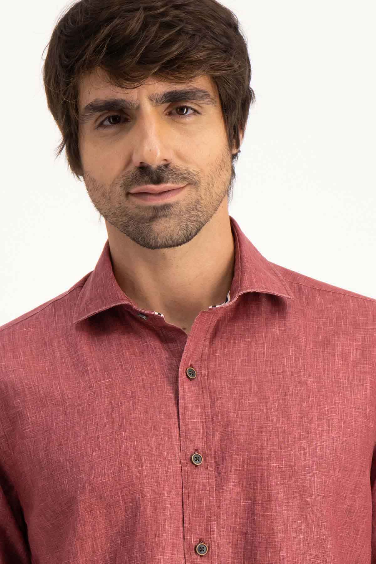 Camisa Paper Touch Calderoni Color Shedron Slim Fit