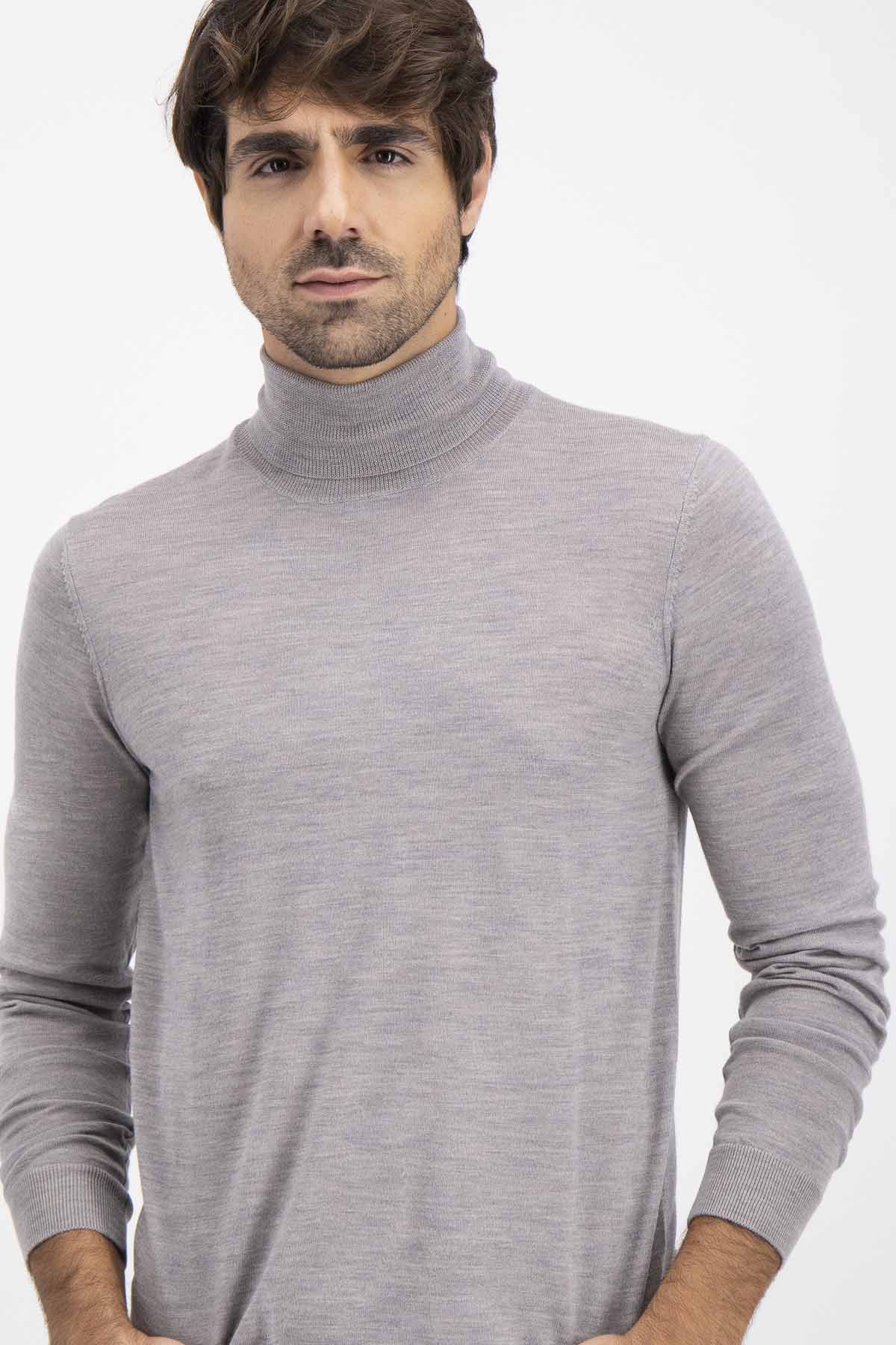 Suéter Calderoni Beige Contemporary Fit