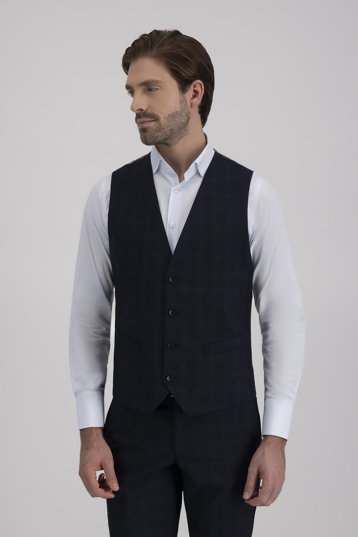Traje trio Slim Fit