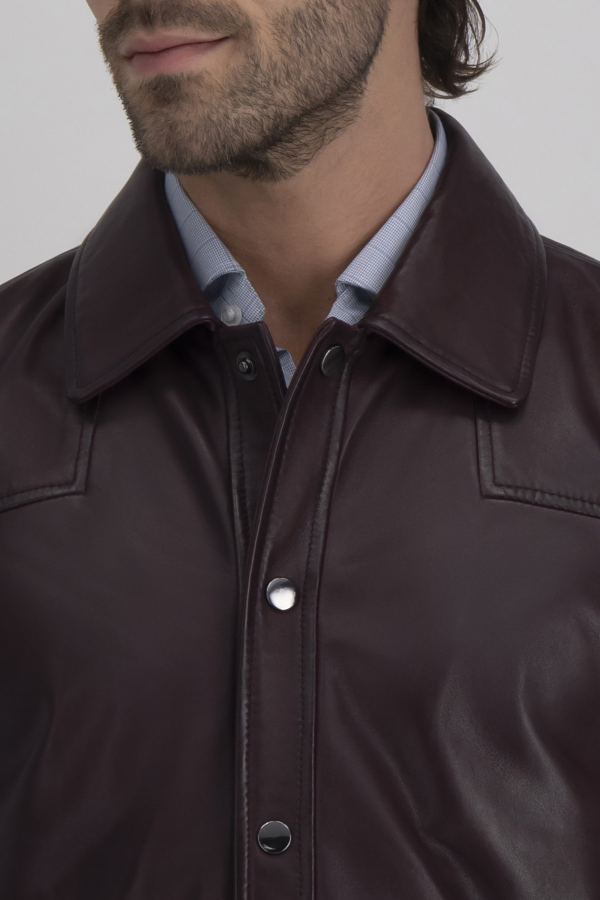 Chamarra La Vera Pelle Contemporary Fit