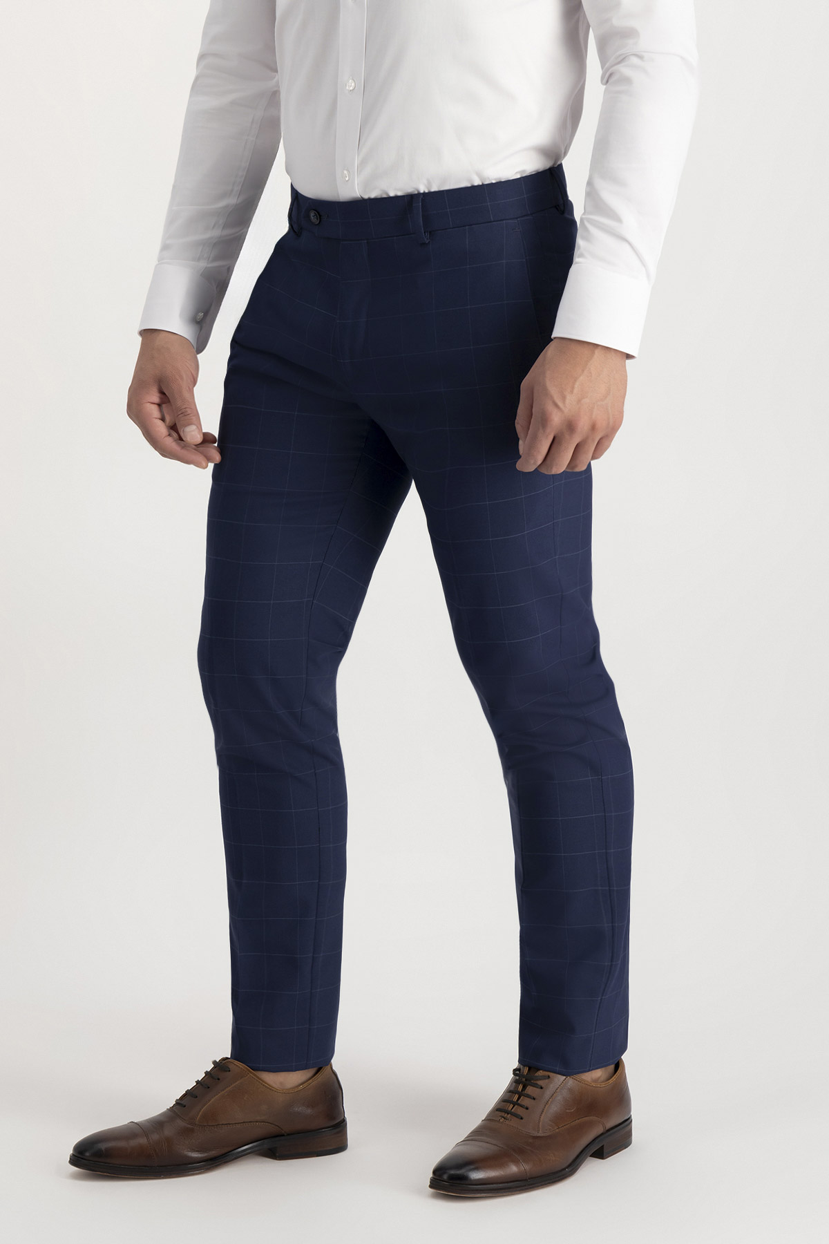 Traje Trío Slim Fit Azul Cobalto