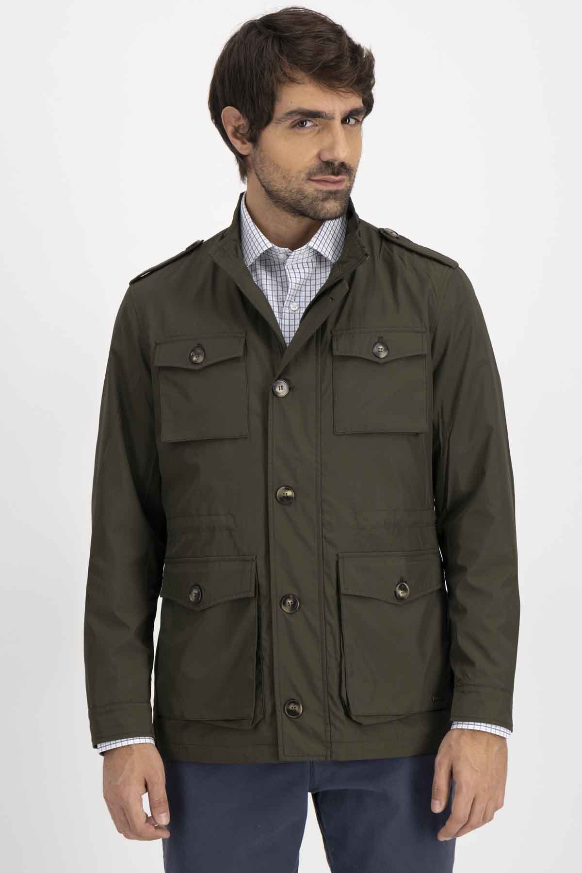 Chamarra Roberts Verde Regular Fit