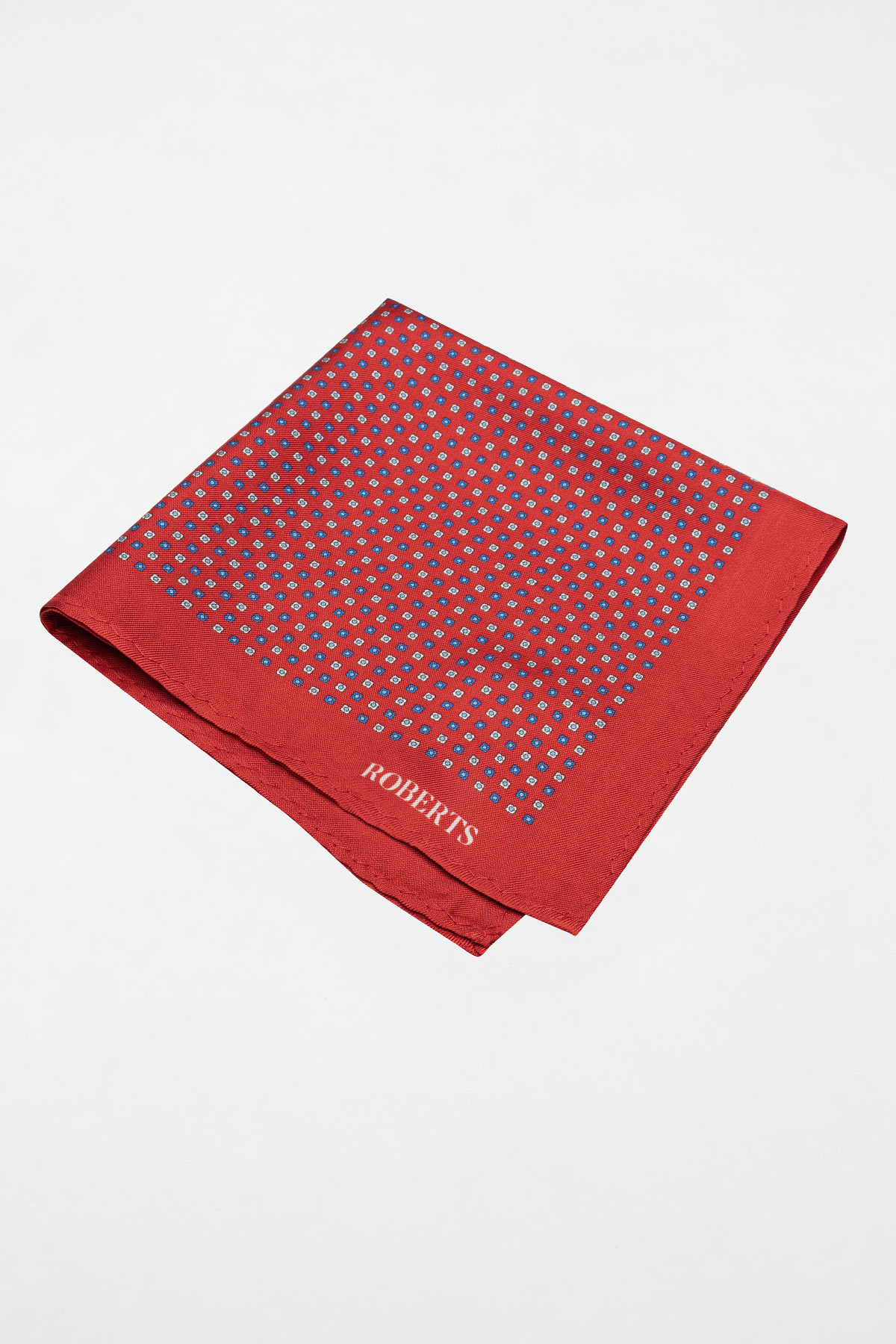 Pañuelo De Bolsillo De Seda Rojo