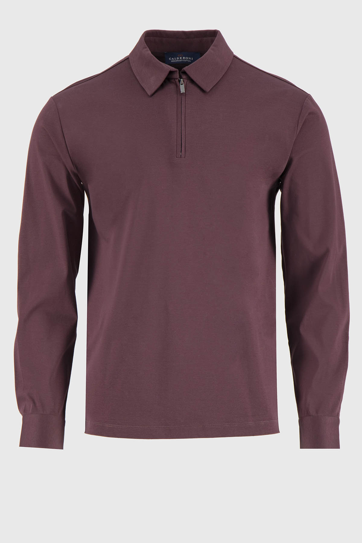 Polo MERCERIZED COTTON Calderoni Vino Contemporary Fit