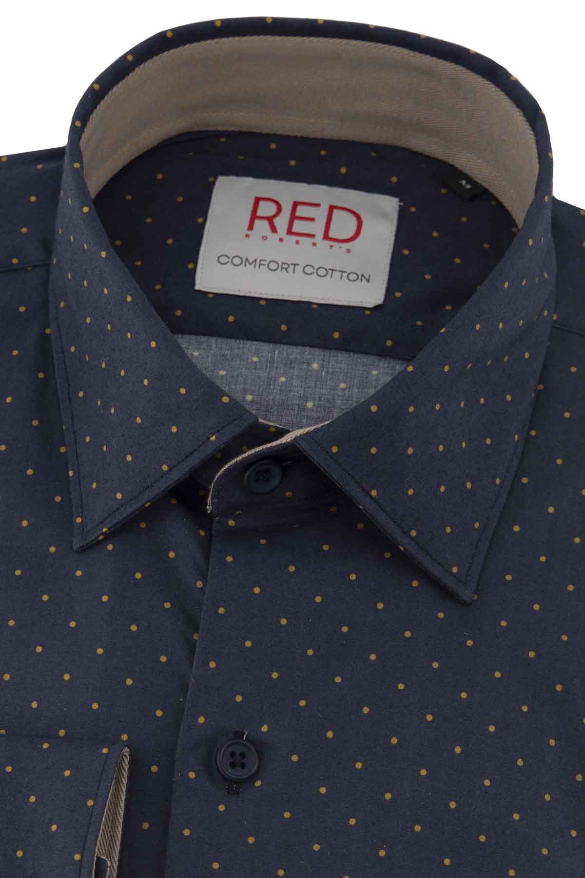 Camisa Roberts Red Azul Marino Slim Fit