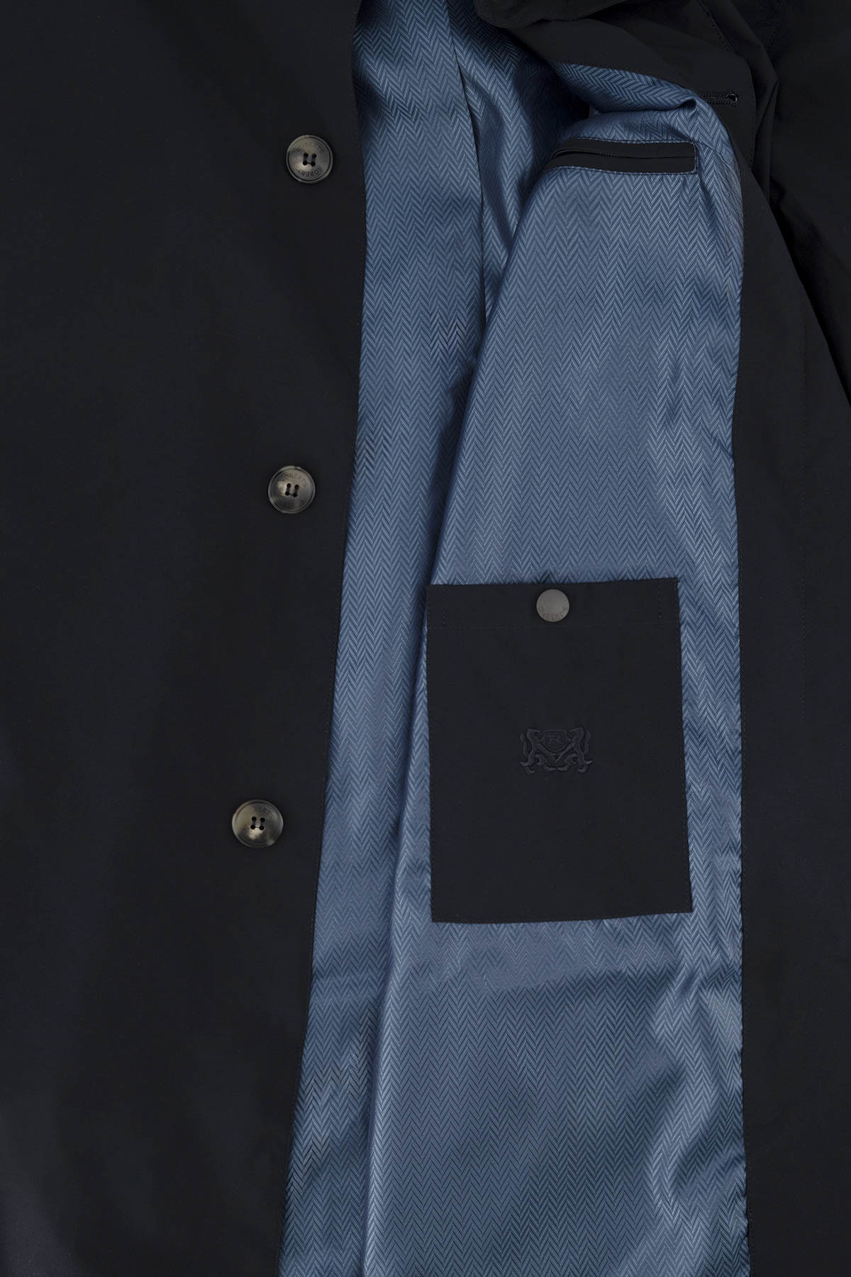 Gabardina LIGHT JACKET Azul Marino Roberts Contemporary Fit