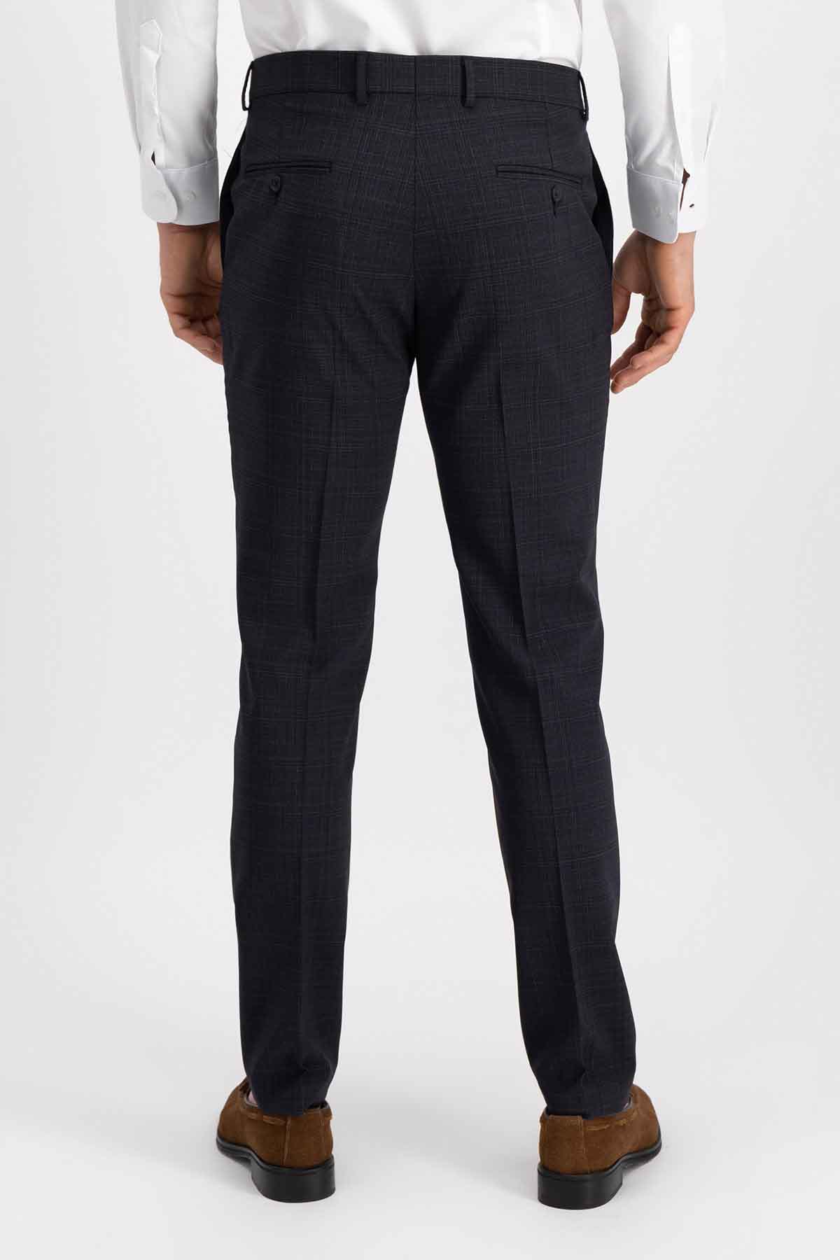 Traje Roberts Red Gris Oxford Slim Fit