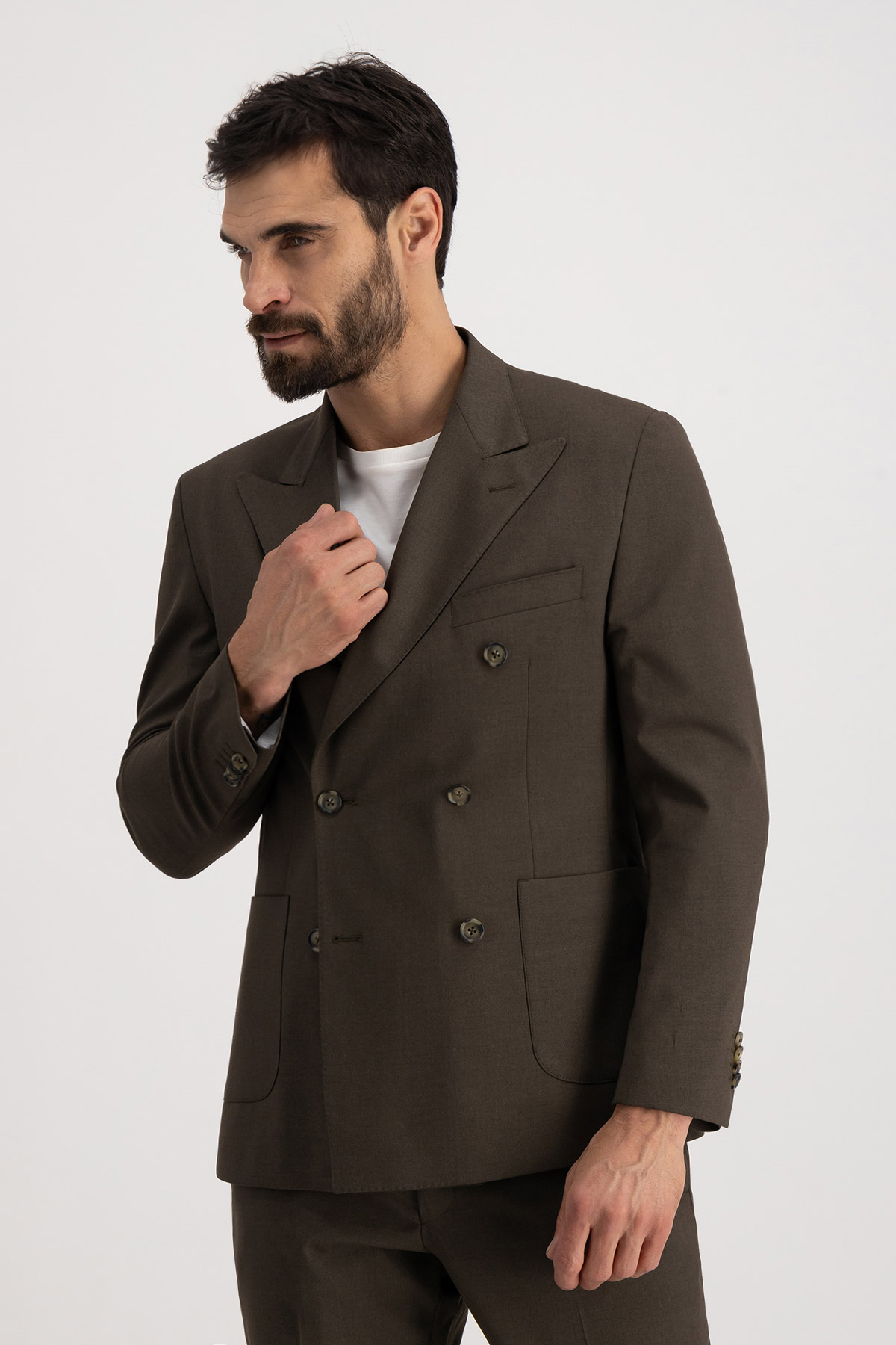 Traje Roberts Red Verde Oliva Slim Fit