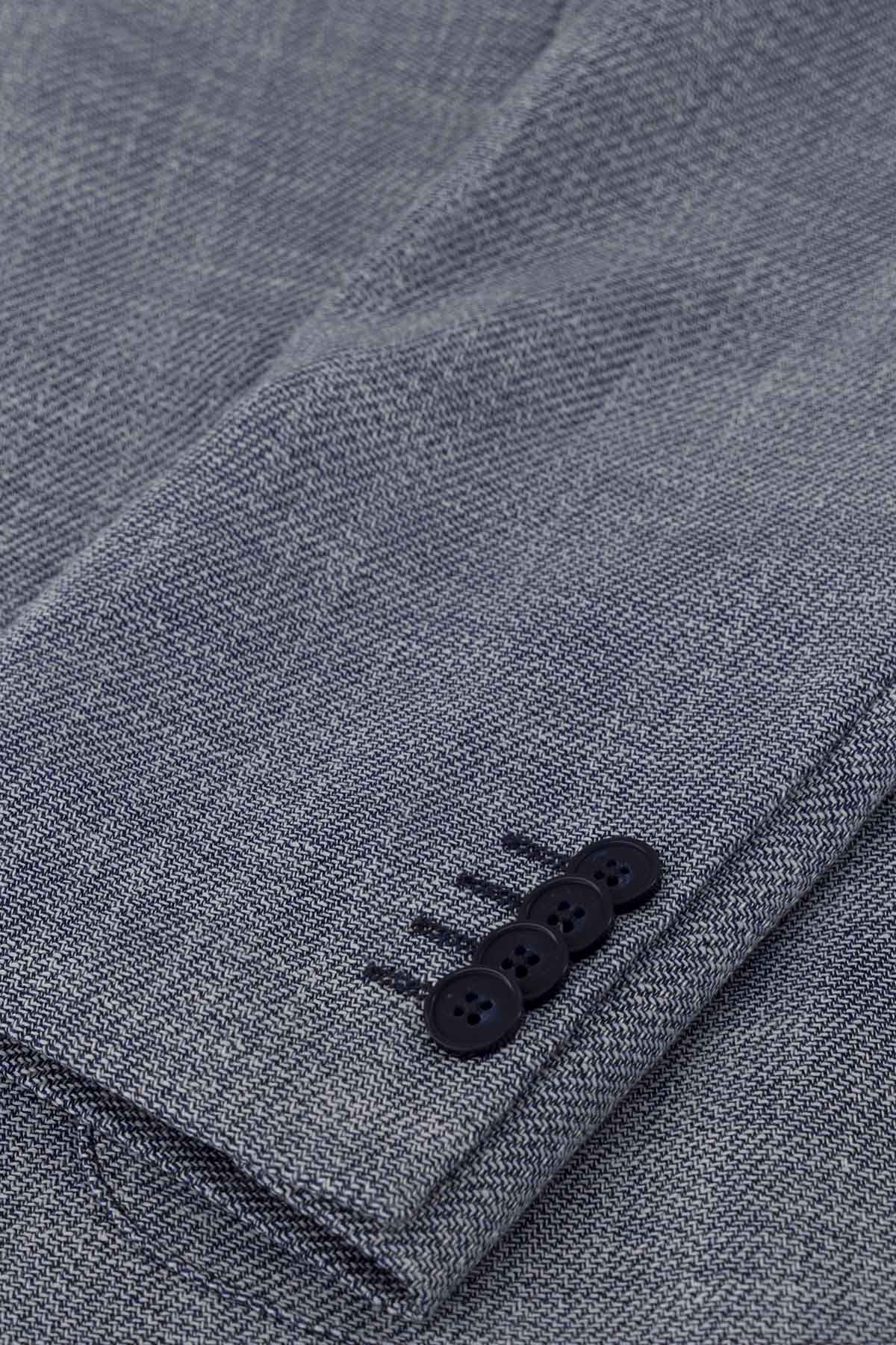 Saco Casual Color Azul Marino Slim Fit