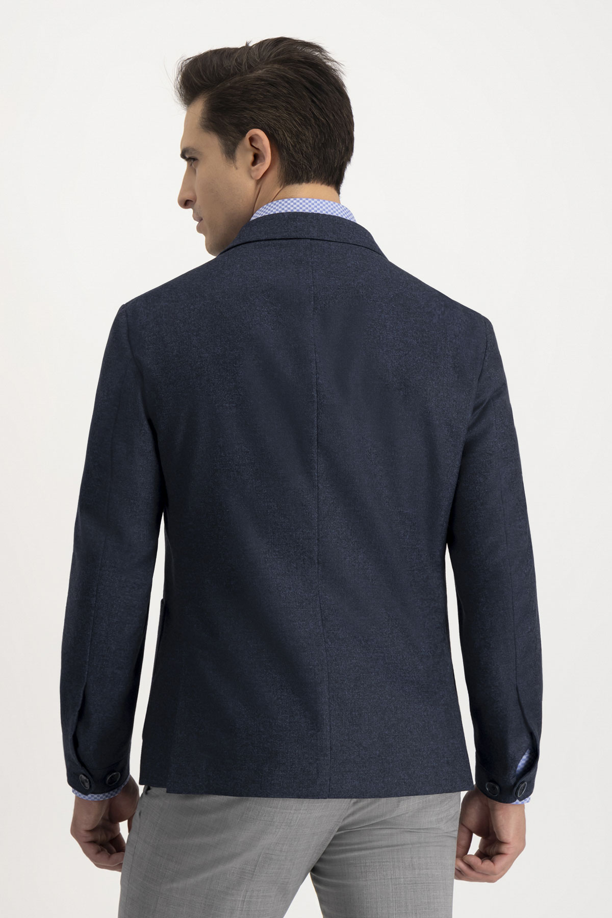 Saco Casual Slim Fit Azul Marino