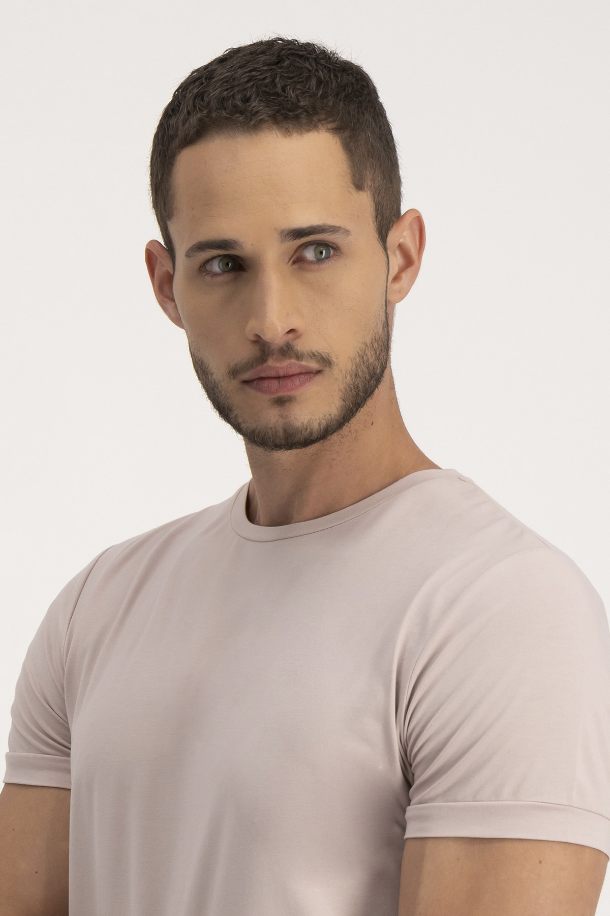 Playera ANATOMIC TECHNOLOGY Roberts Red Rosa Claro Slim Fit