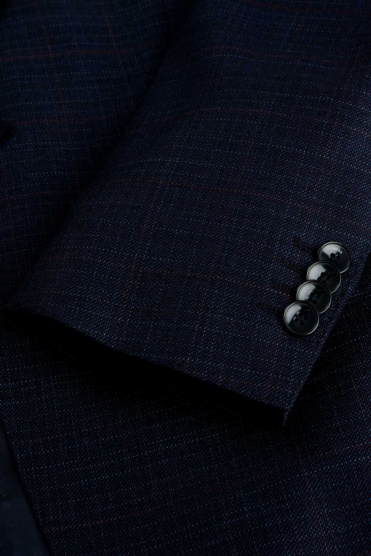 Traje Boss Azul Marino Slim Fit