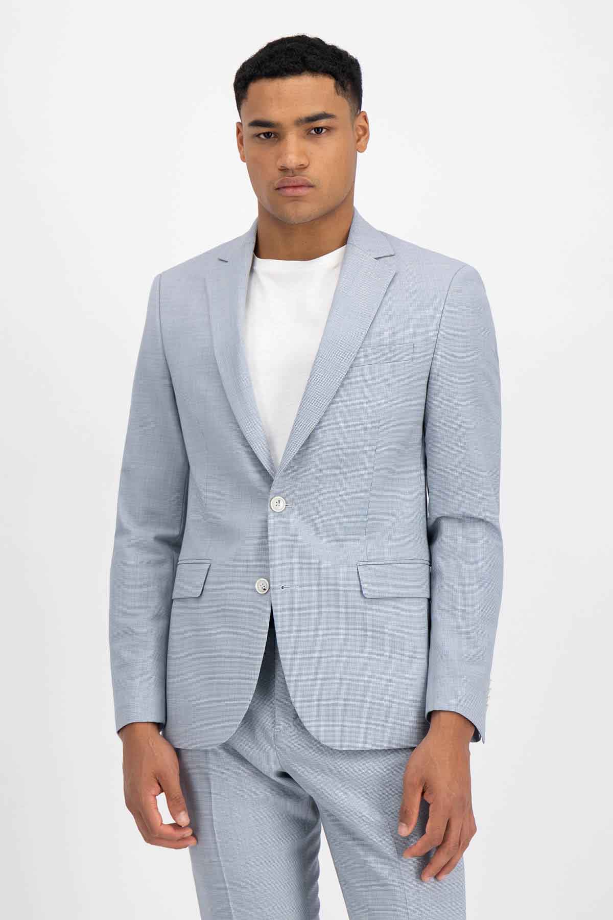Traje Roberts Red Azul Claro Slim Fit