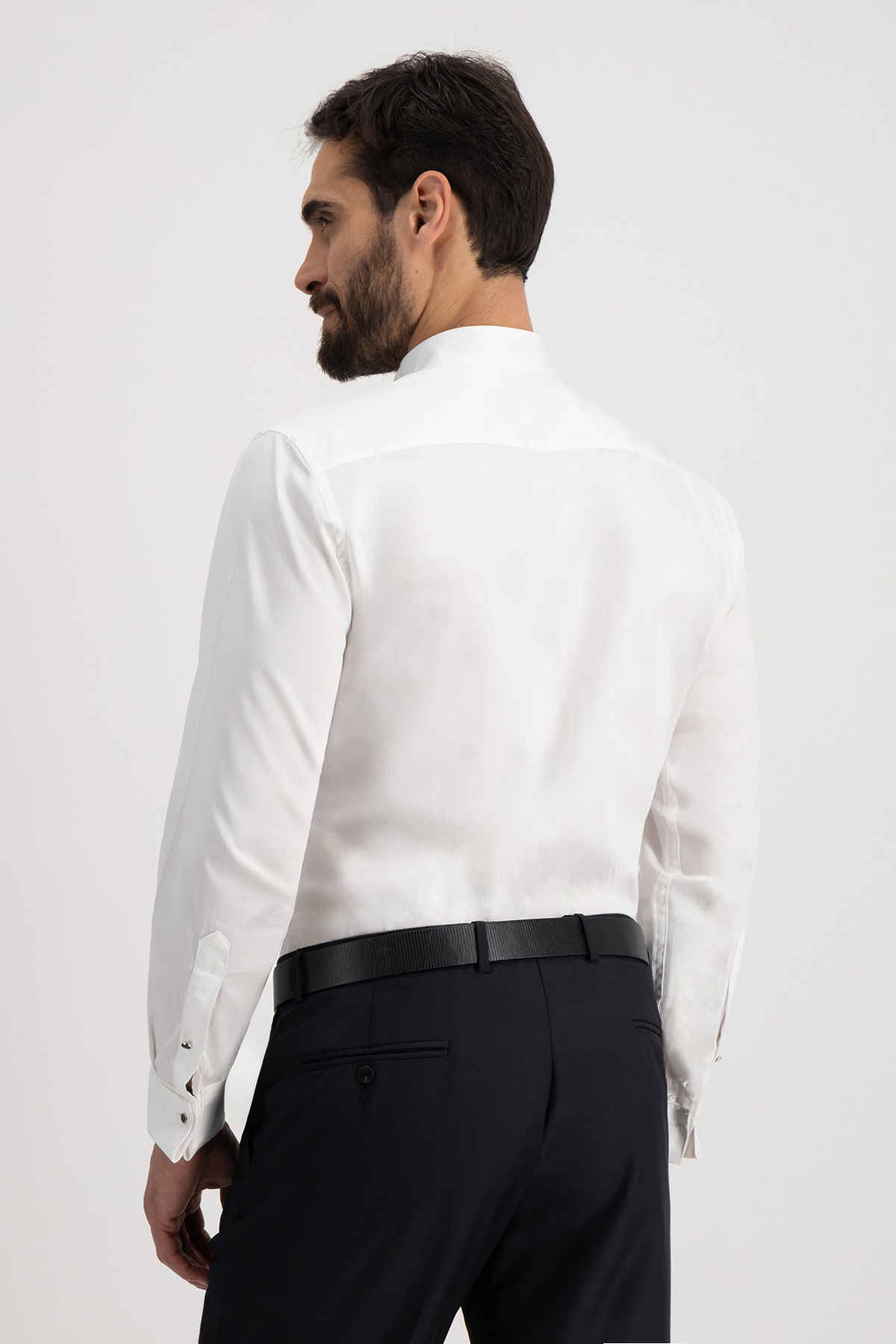 Camisa Vestir Giorgio Valentino Blanco Slim Fit