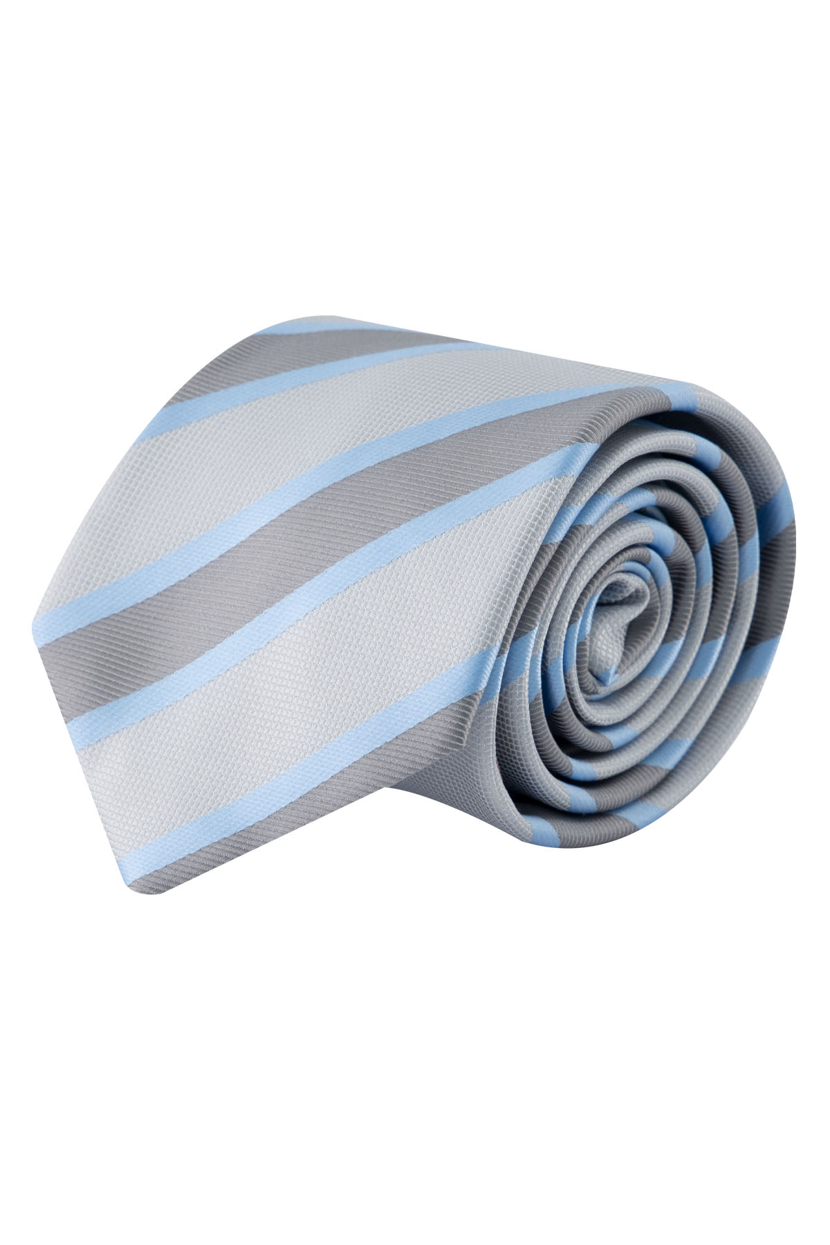 Corbata Color Plata Roberts Red