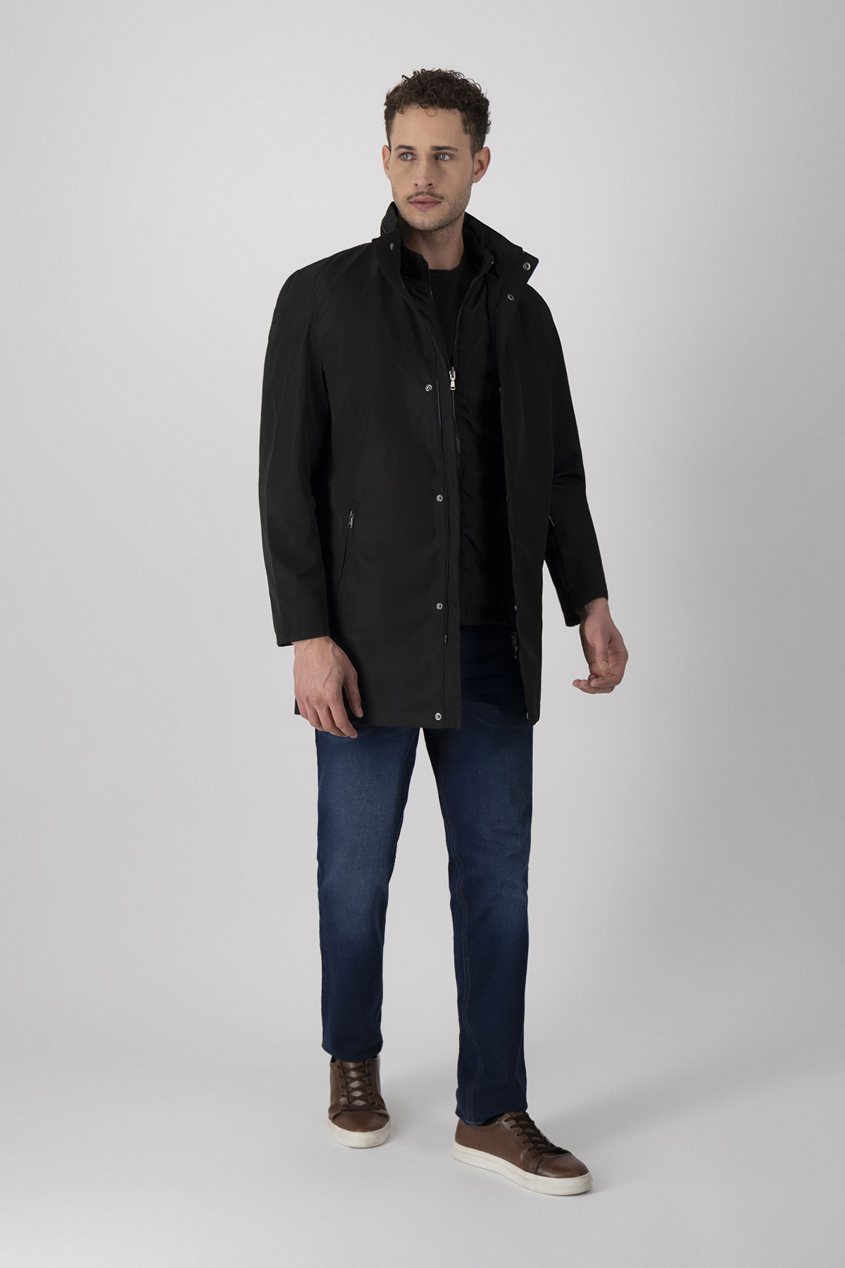 Gabardina Casual Contemporary Fit