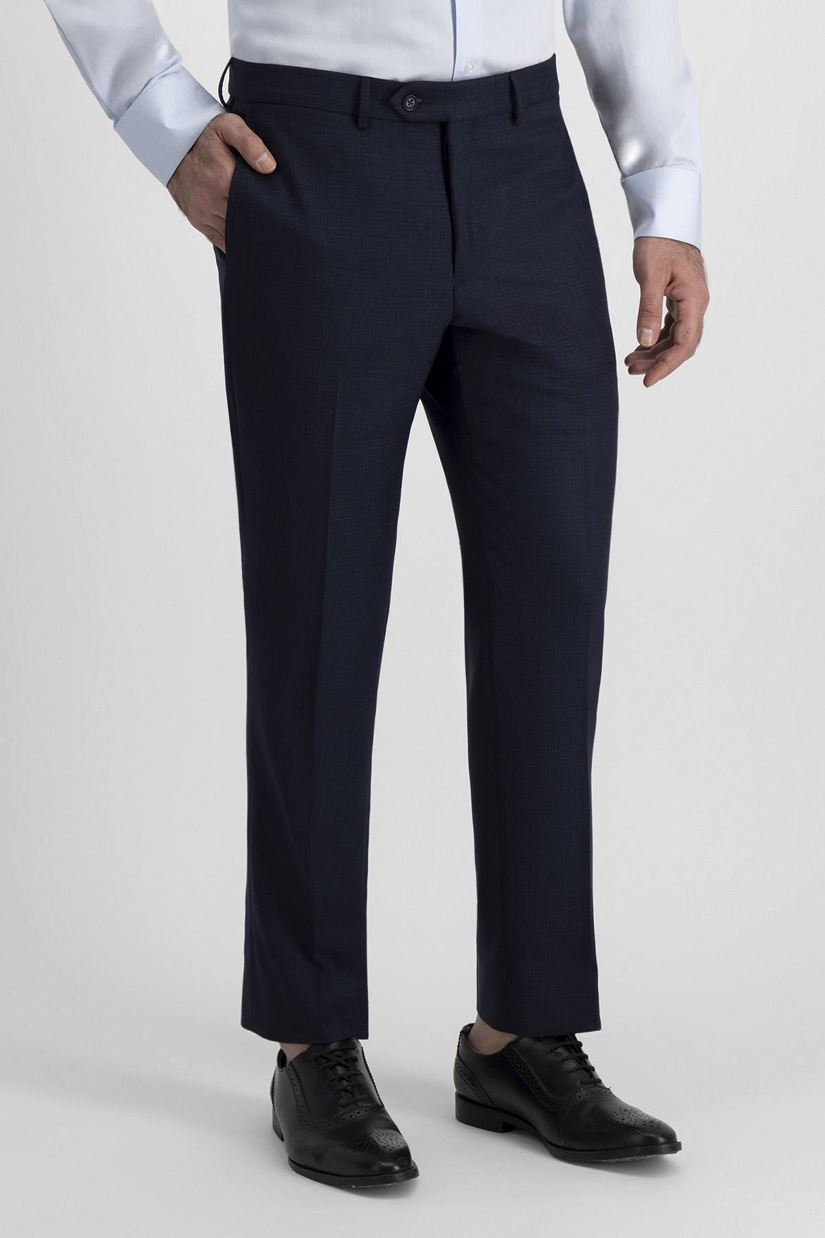 Traje Calderoni Couture Azul Marino Contemporary Fit