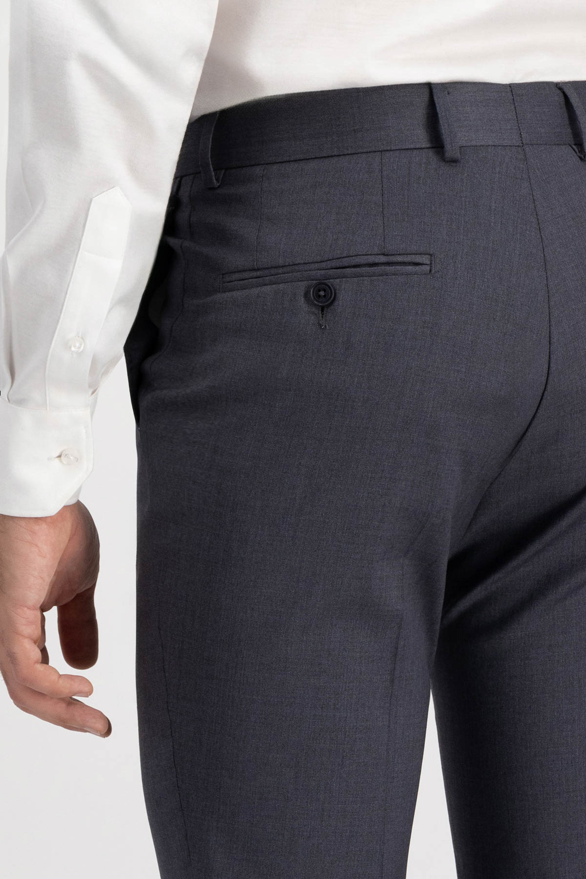 Pantalón Separate Calderoni Gris Oxford Contemporary Fit