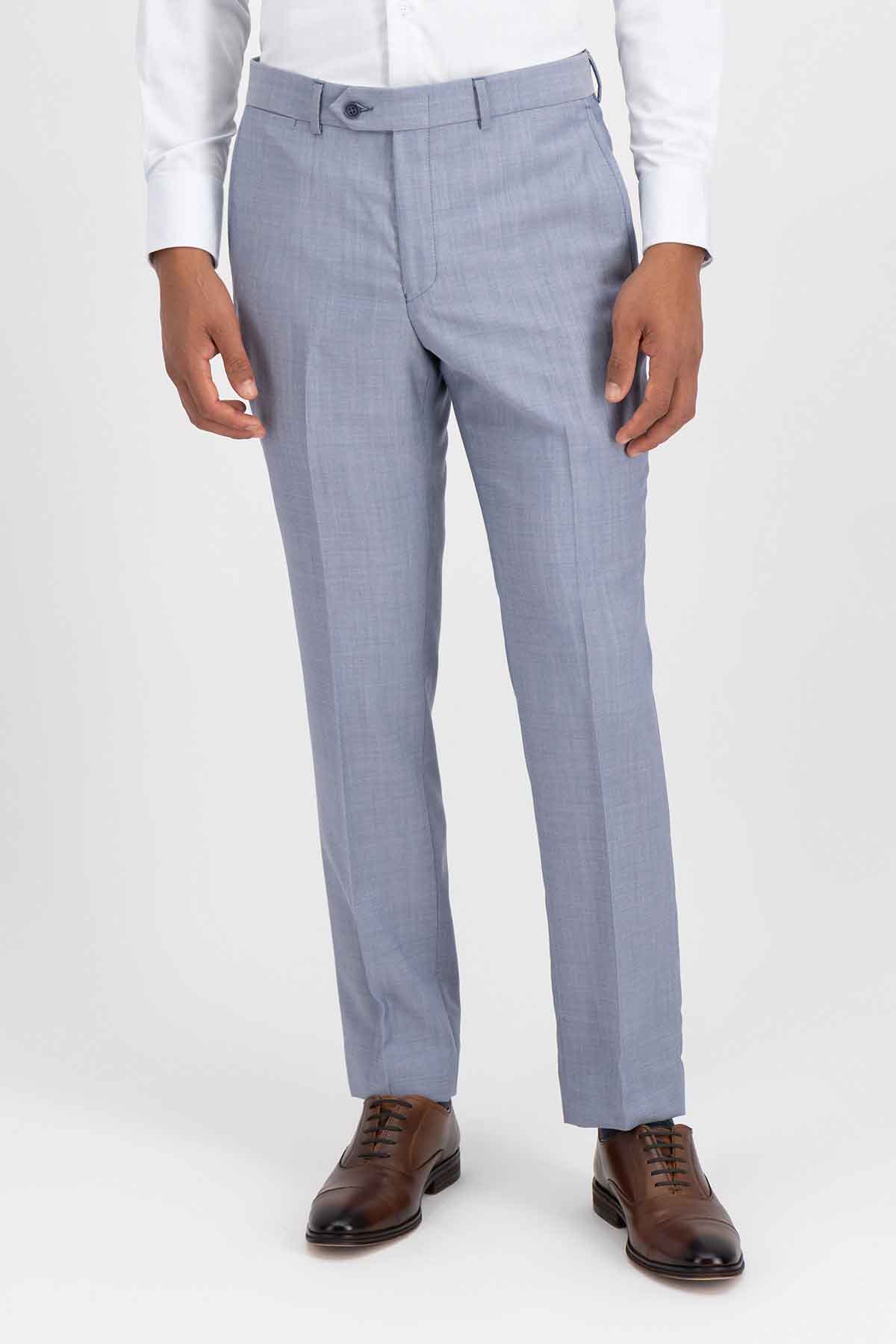 Pantalón Calderoni Color Azul Contemporary Fit