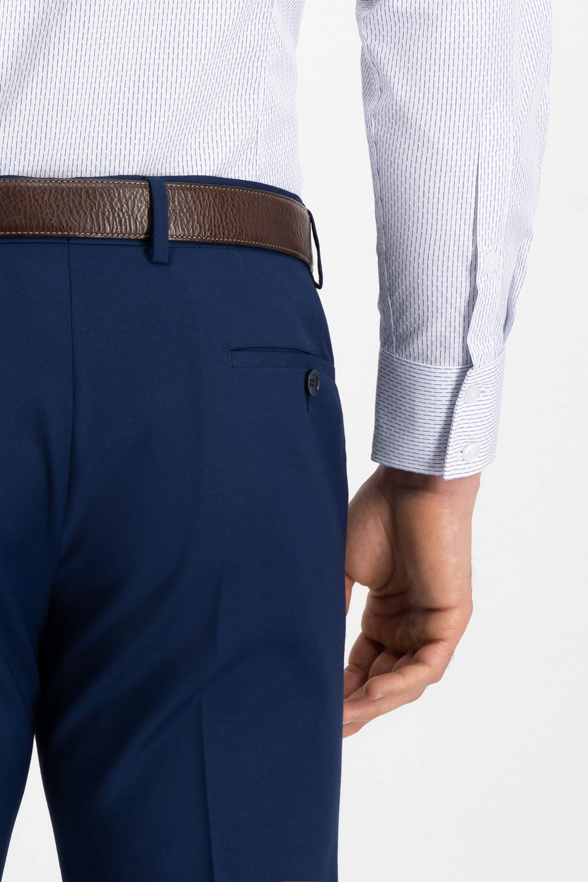 Camisa Vestir BAMBOO Roberts Red Blanco Slim Fit