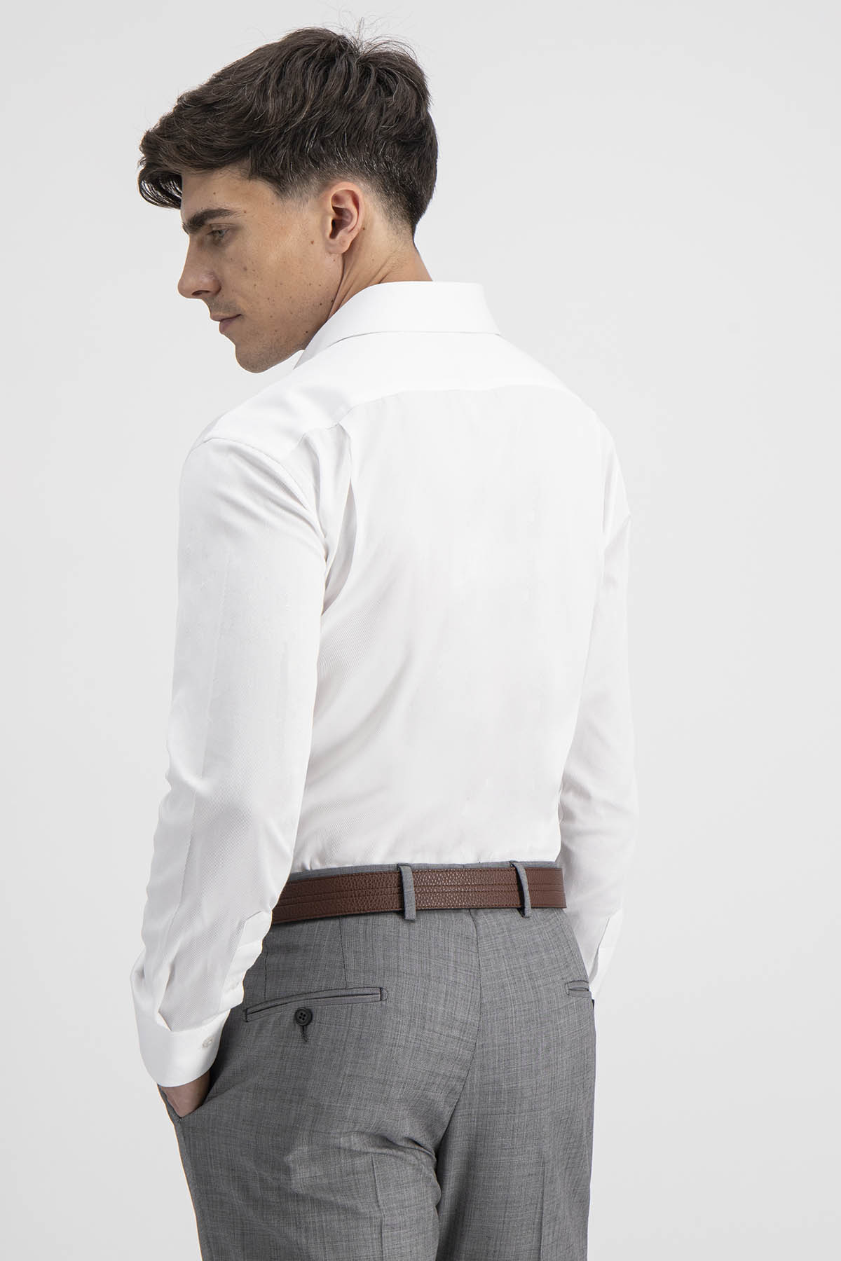 Camisa Formal Roberts Easy Care Contemporary Fit Color Blanco