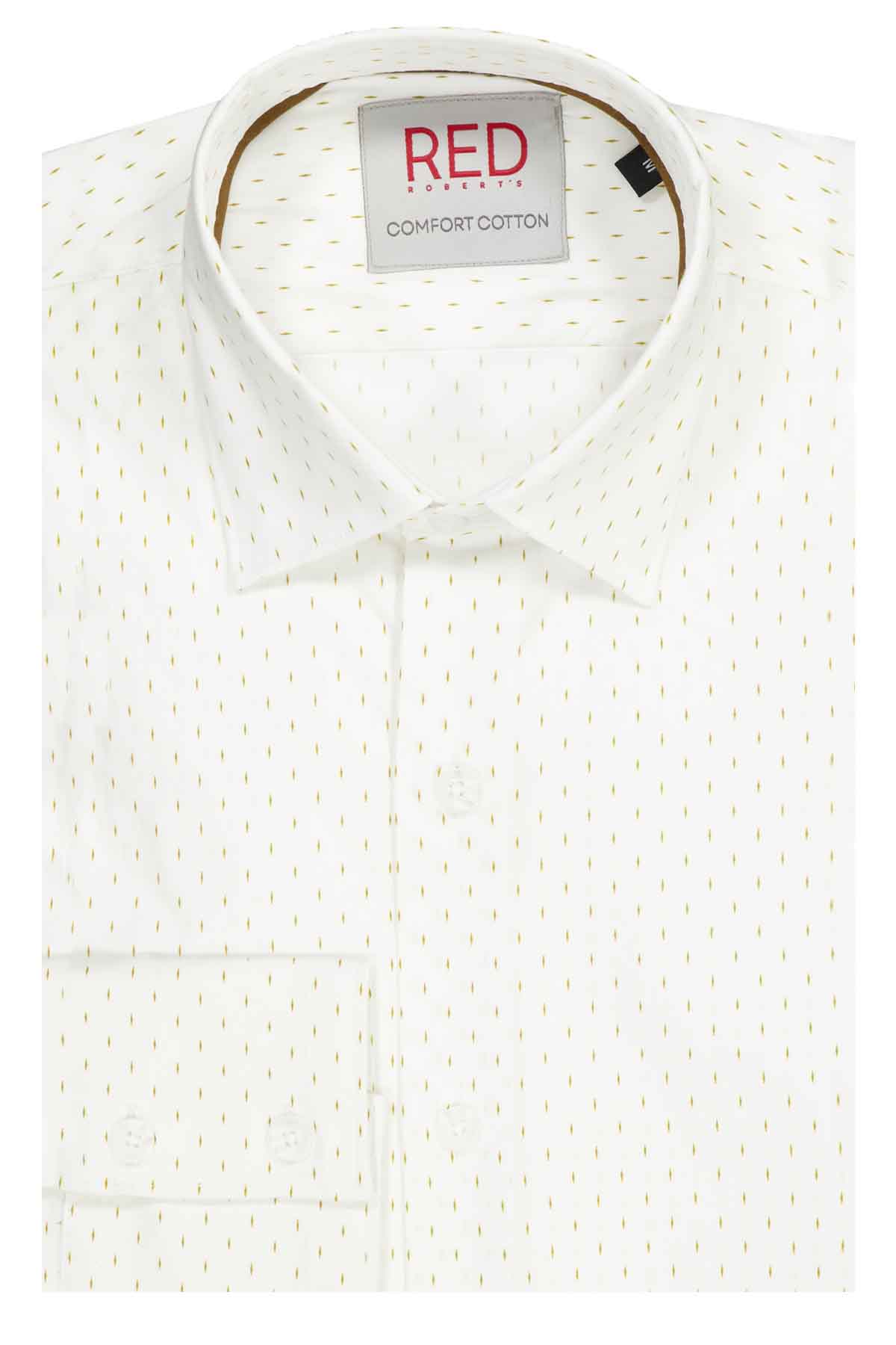 Camisa Comfort Cotton Roberts Red Slim Fit