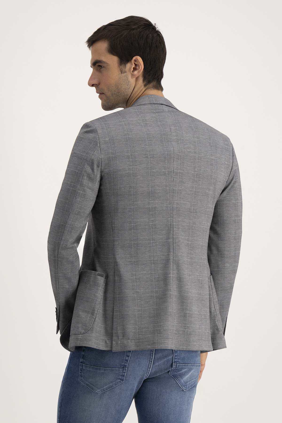 Saco Casual Roberts Red Gris Slim Fit