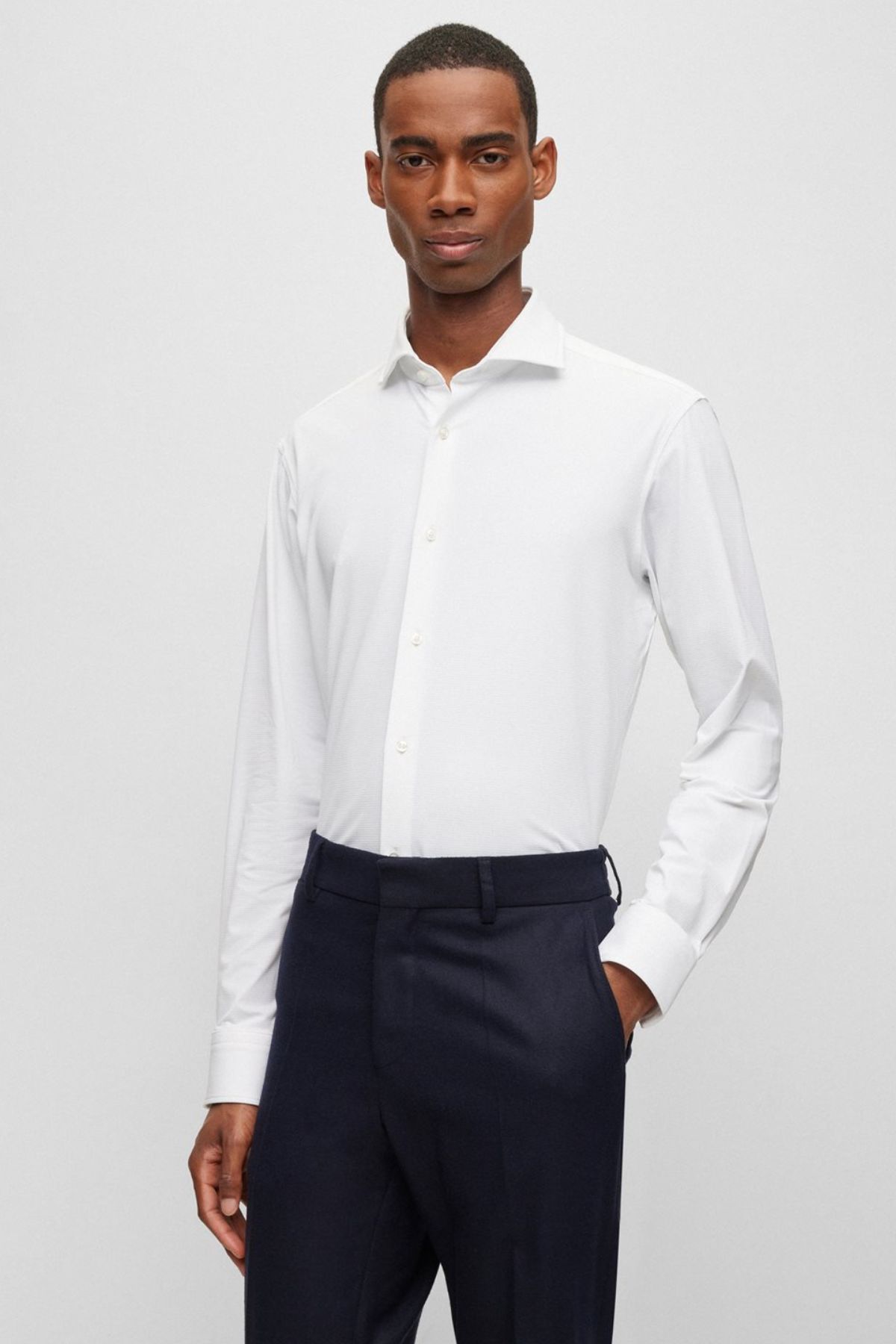 Camisa Boss Blanca Slim fit