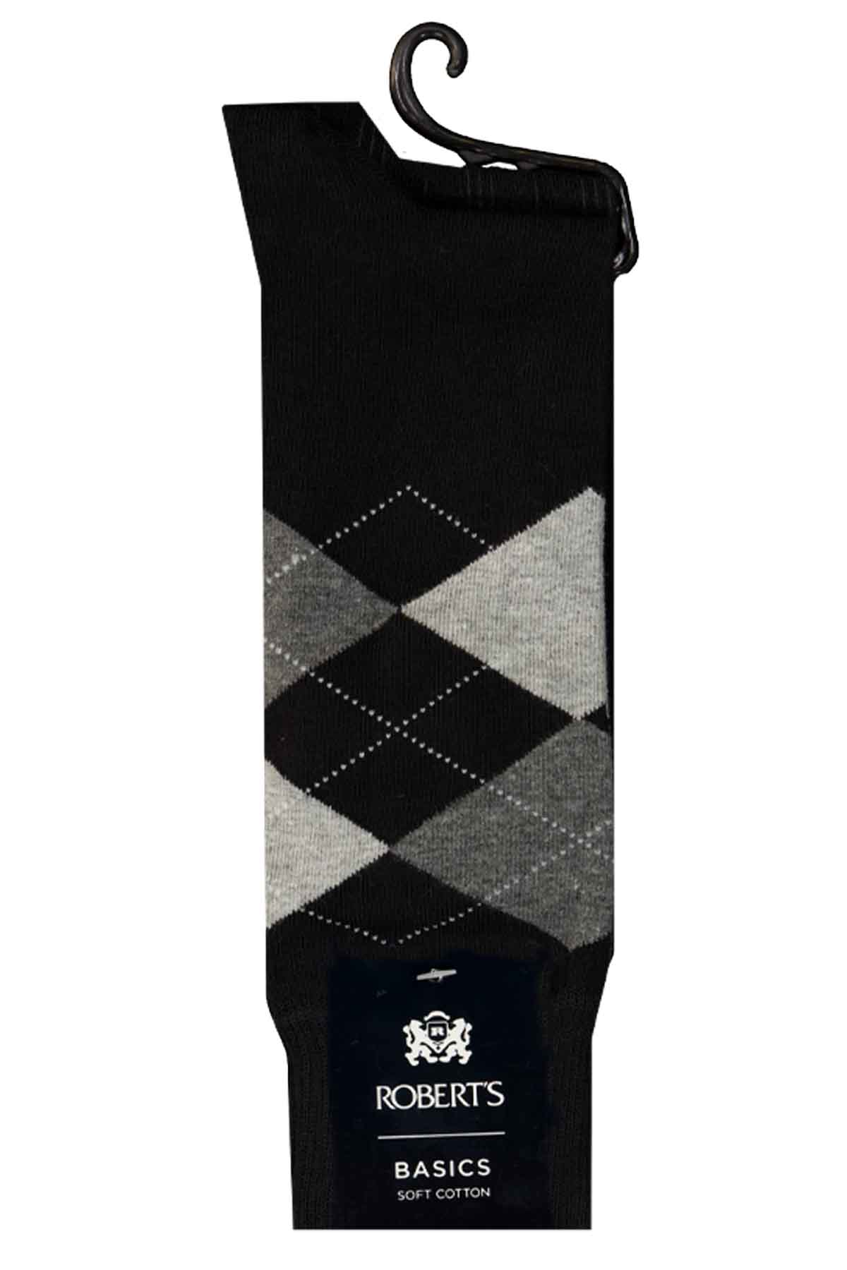 Two Pack de Calcetines Roberts Color Negro