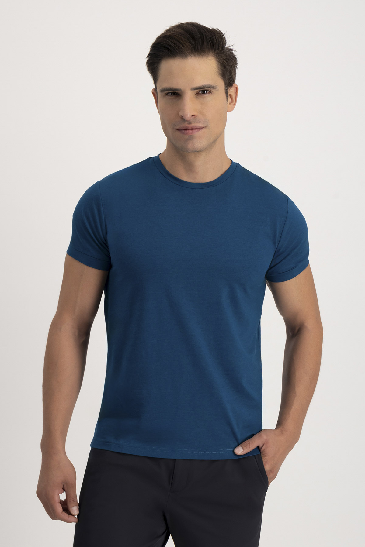 Playera ANATOMIC TECHNOLOGY Roberts Red Azul Slim Fit