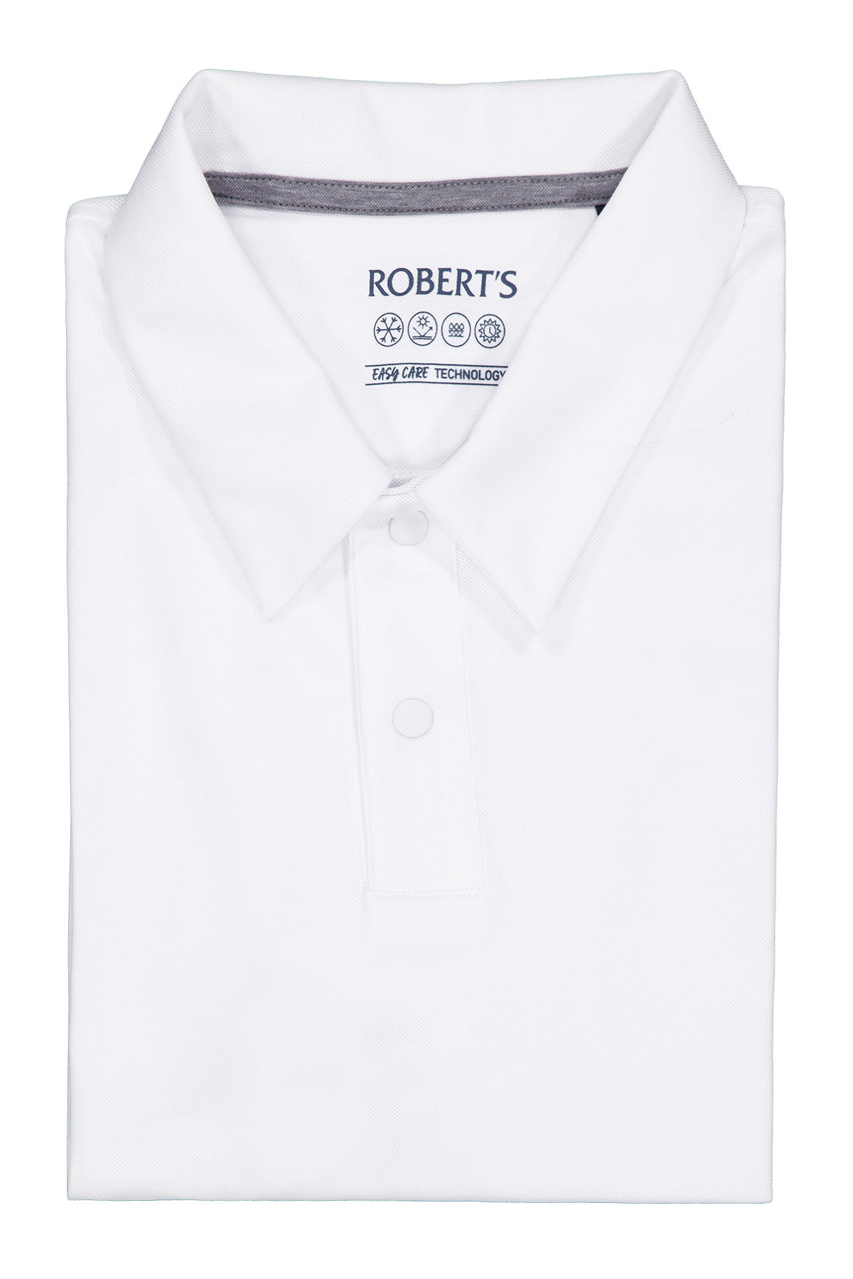 Polo EASY CARE TECHNOLOGY Roberts Color Blanco Contemporary Fit
