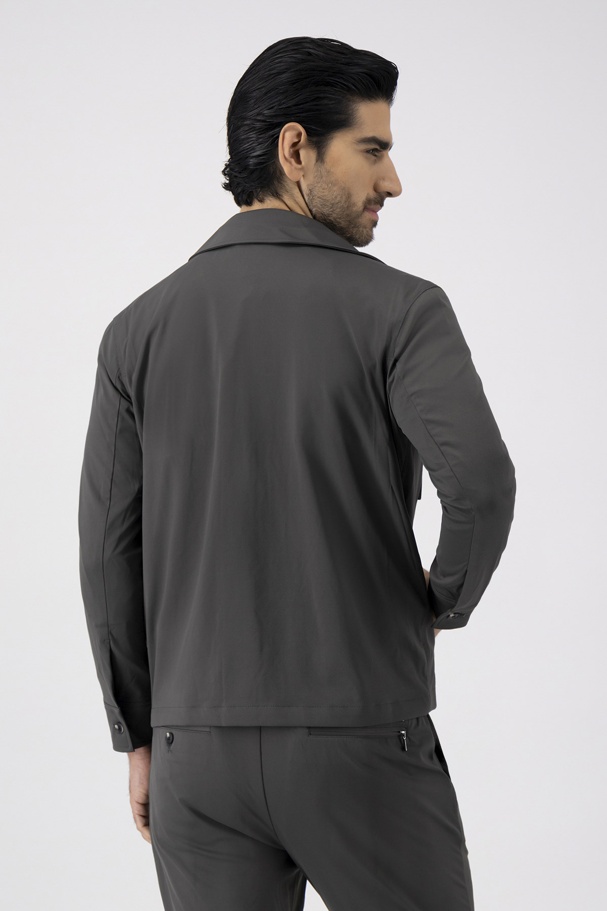 Sobrecamisa Anatomic Technology Slim Fit Verde Oliva