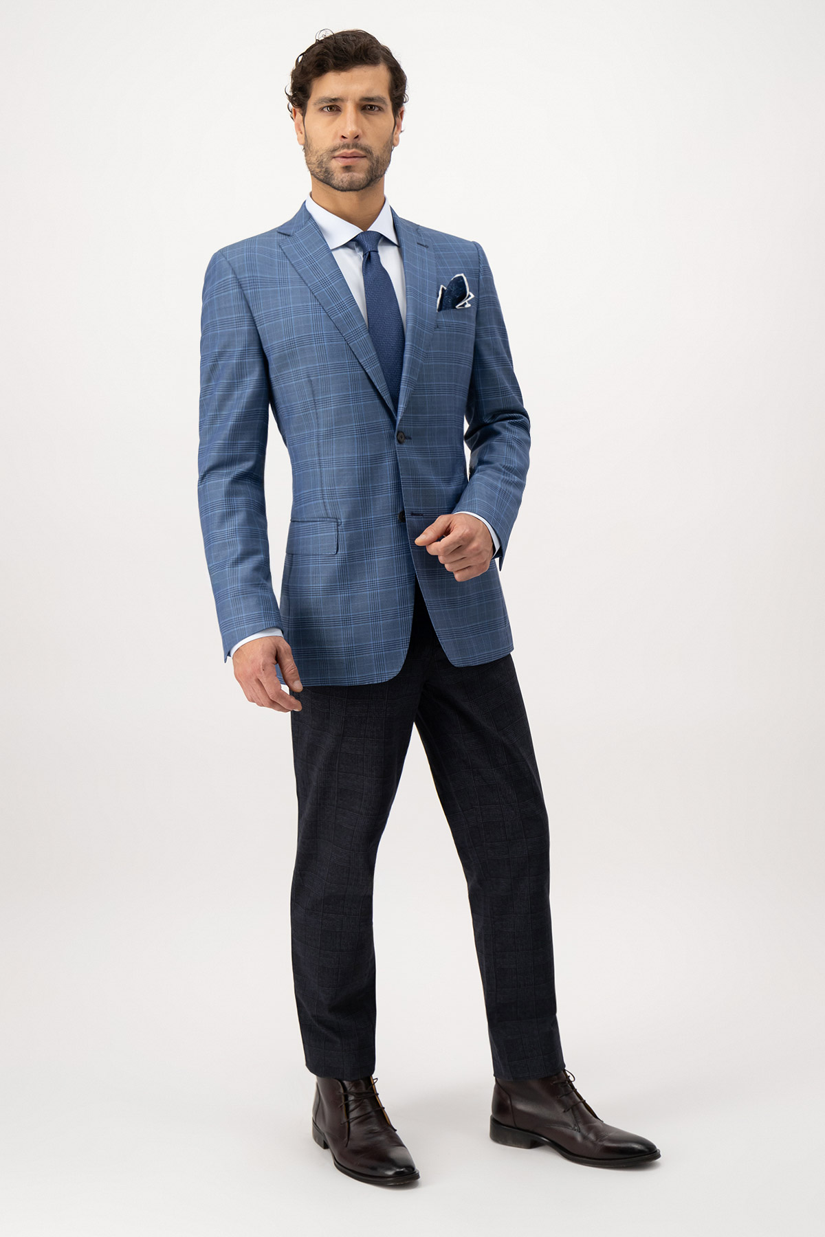 Saco Sport Calderoni Couture Azul Slim Fit