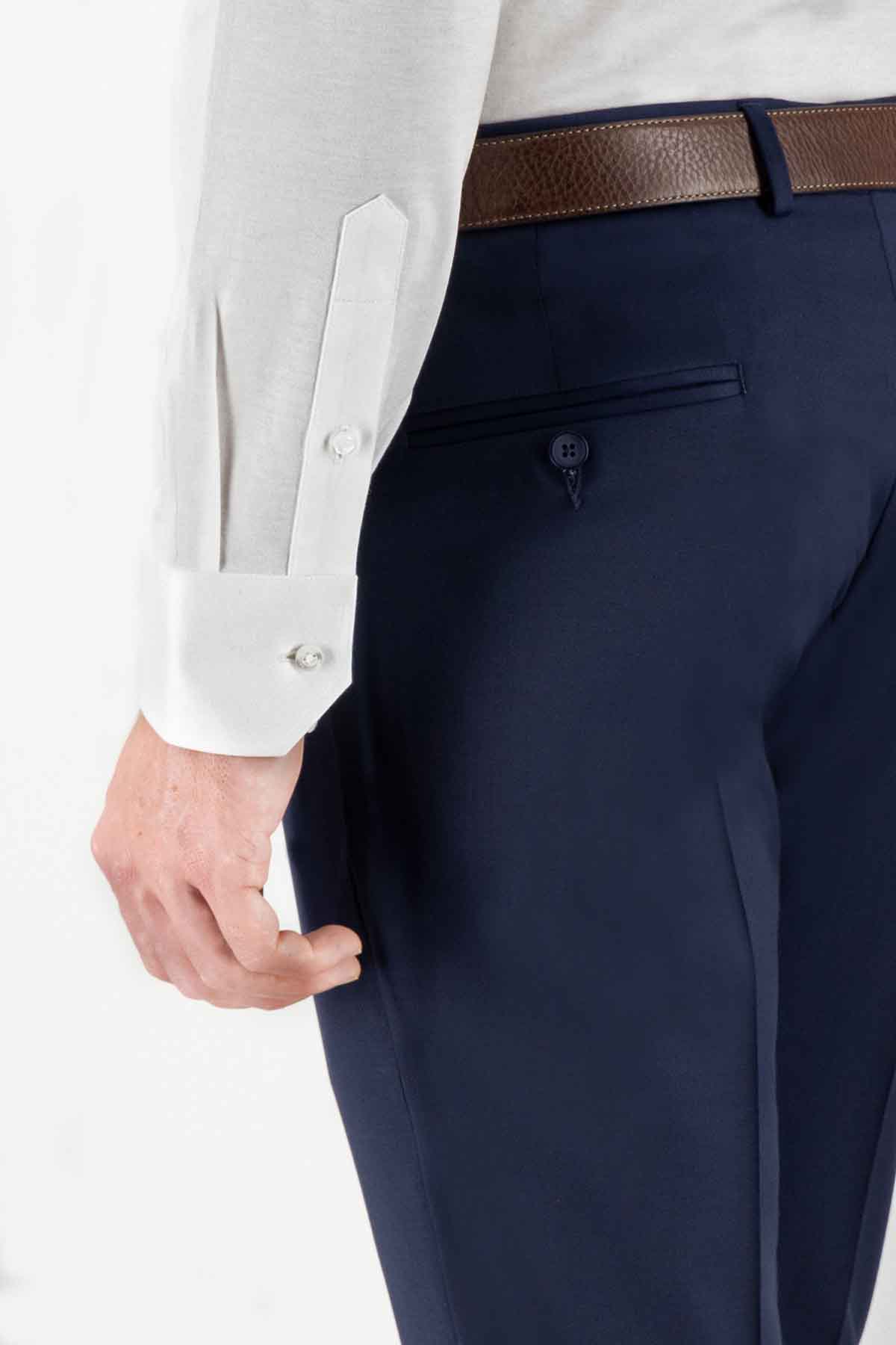 Camisa Knit Calderoni Regular fit Color blanco