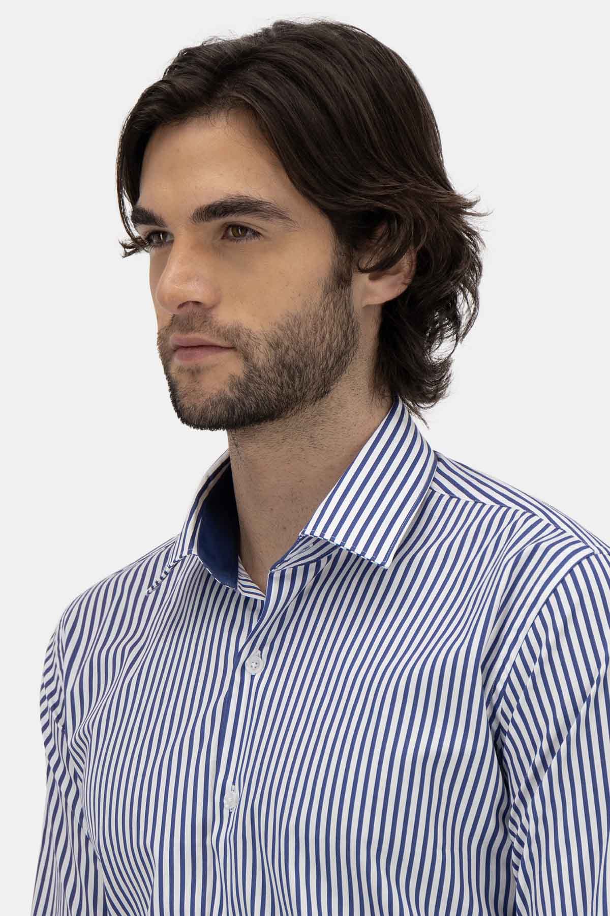 Camisa Roberts Red Azul Marino Slim Fit