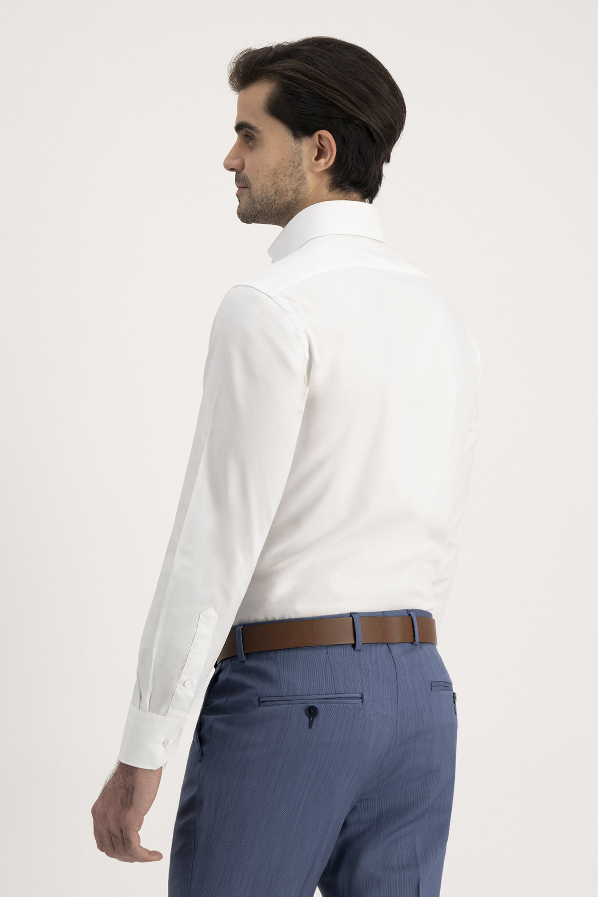 Camisa Roberts Easy Care Regular fit Color blanco