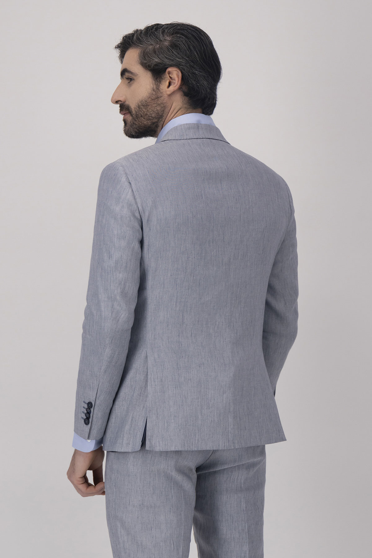 Traje Color Azul Marino Slim Fit