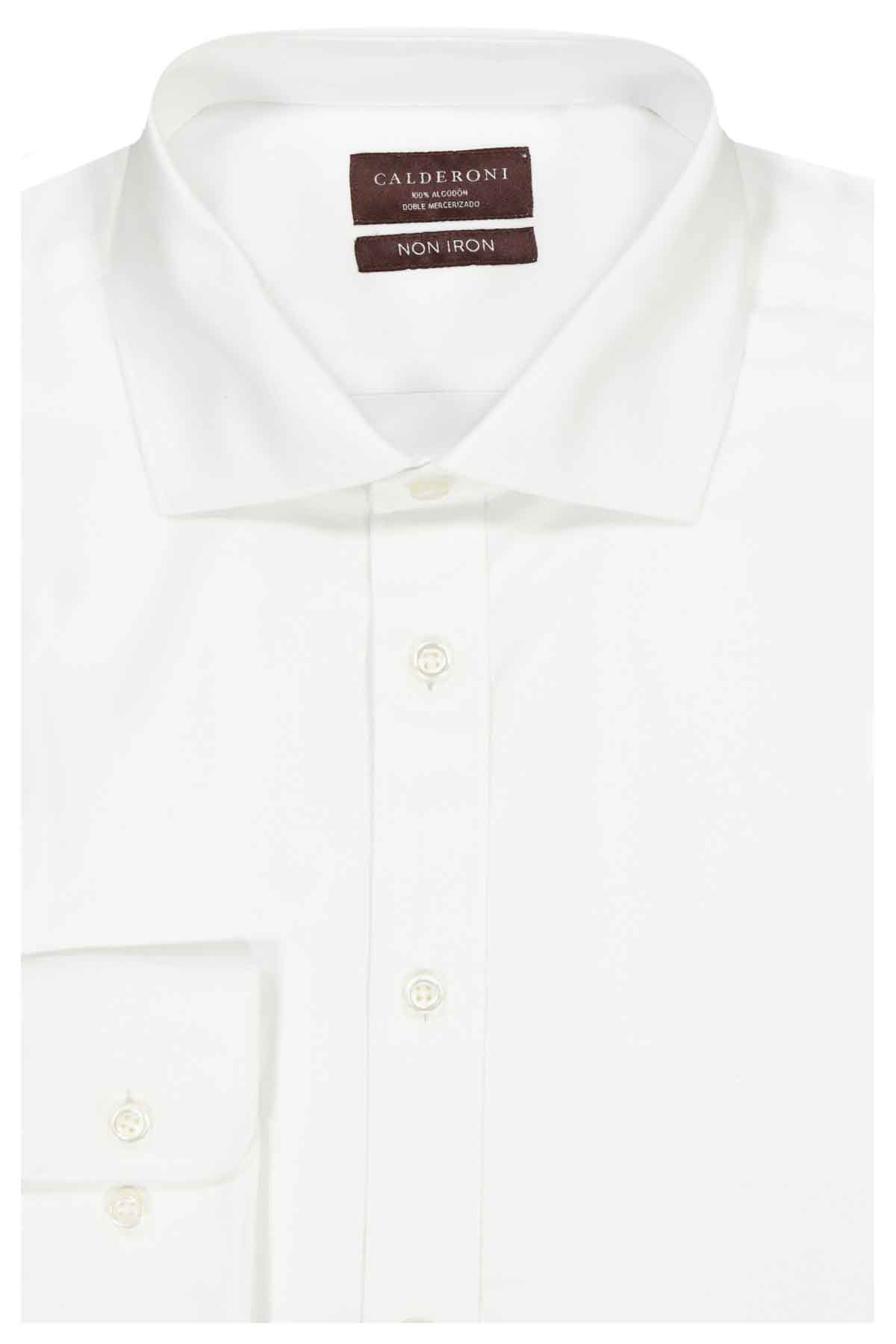 Camisa Non Iron Color blanco Contemporary fit