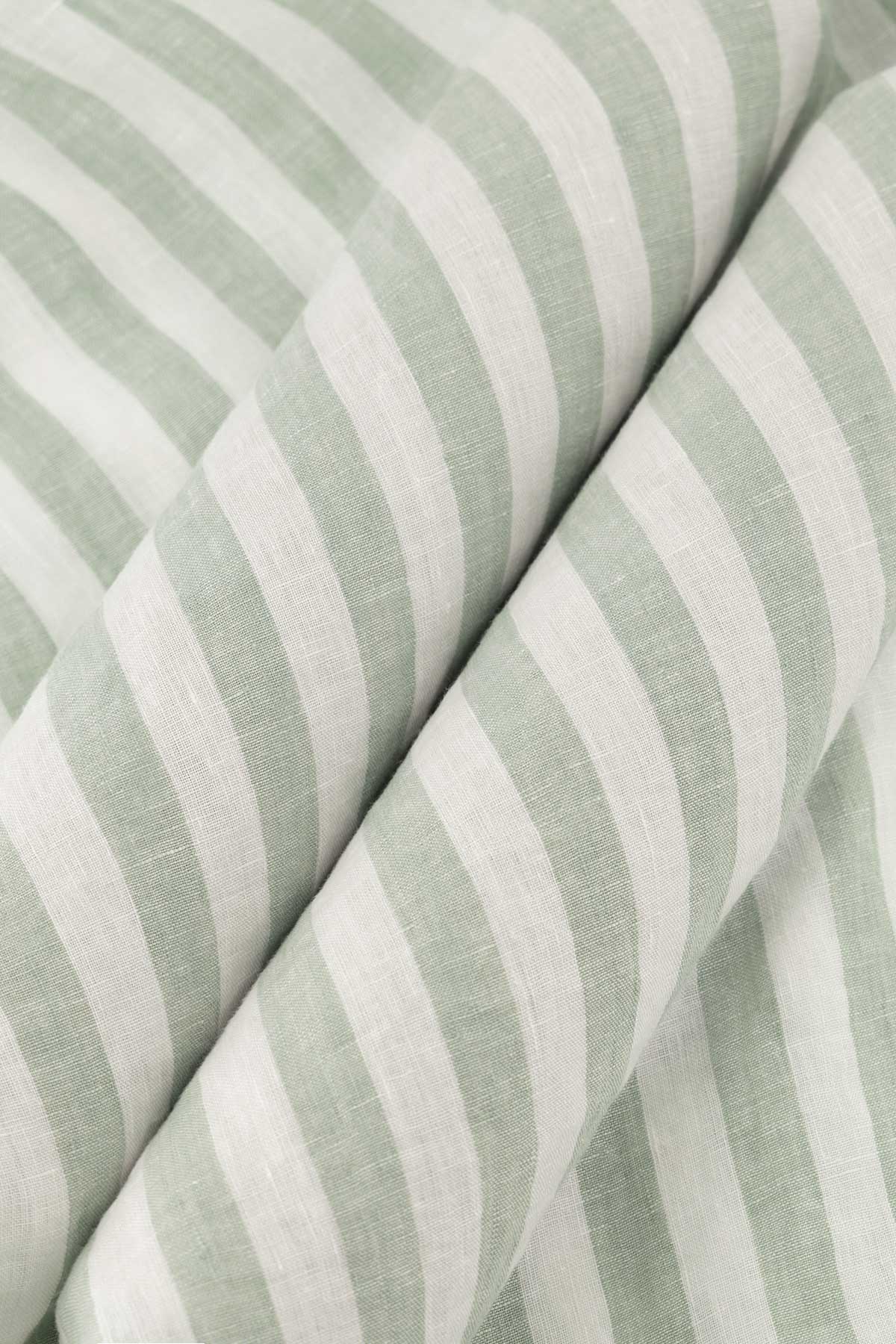 Camisa Casual LINEN Color Verde Vintage Regular Fit