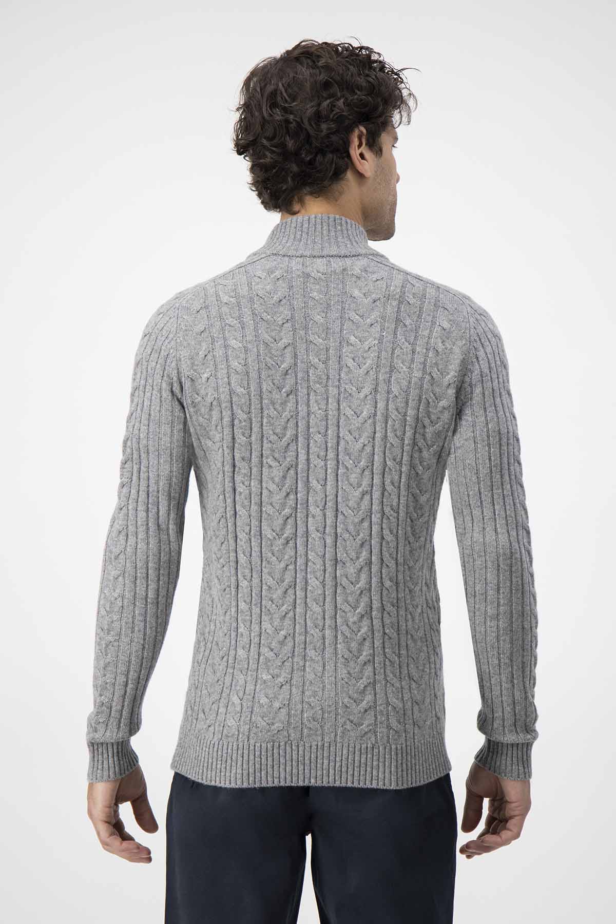 Suéter Calderoni Gris Contemporary Fit image number 3