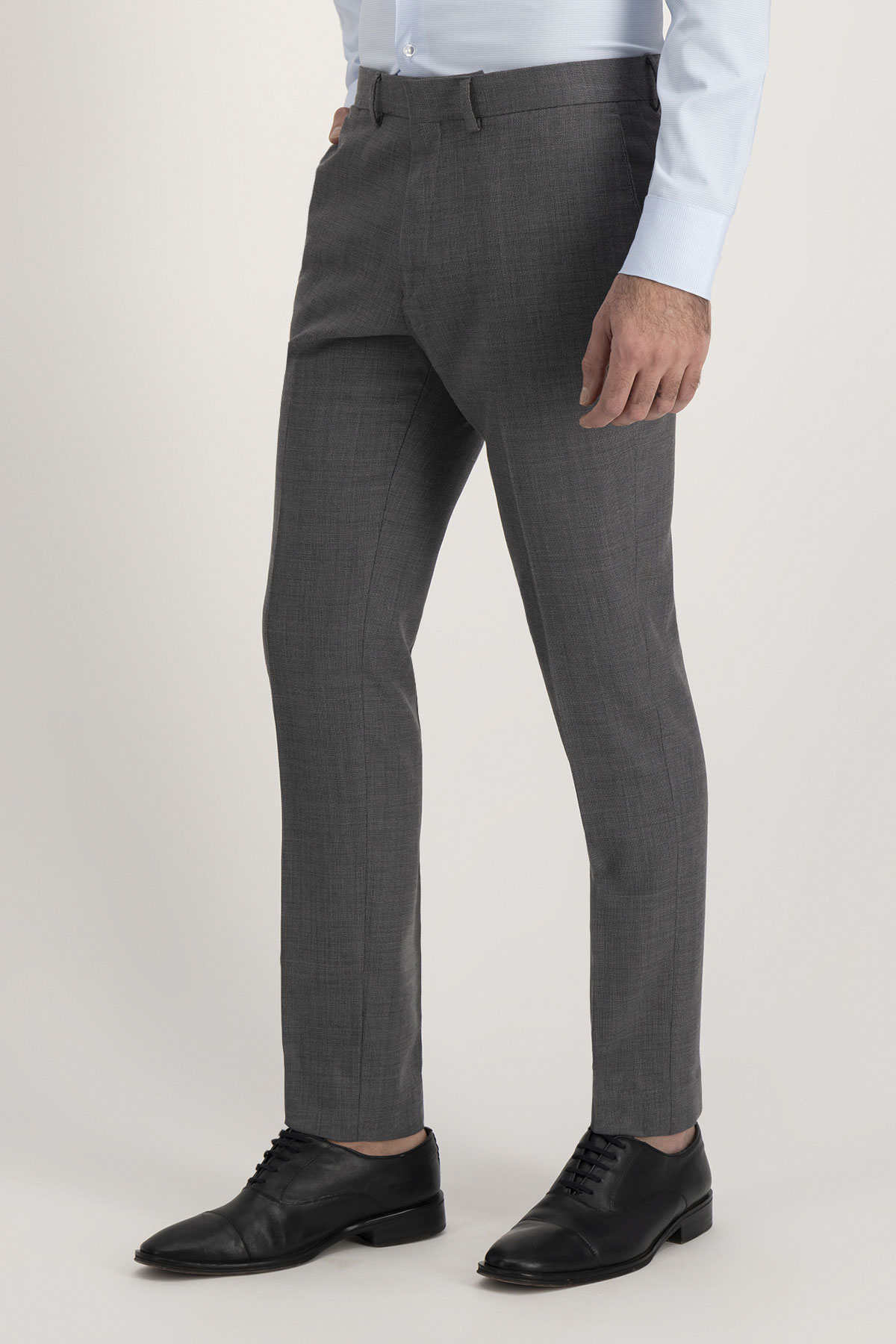 Traje Roberts Gris Oxford Slim Fit