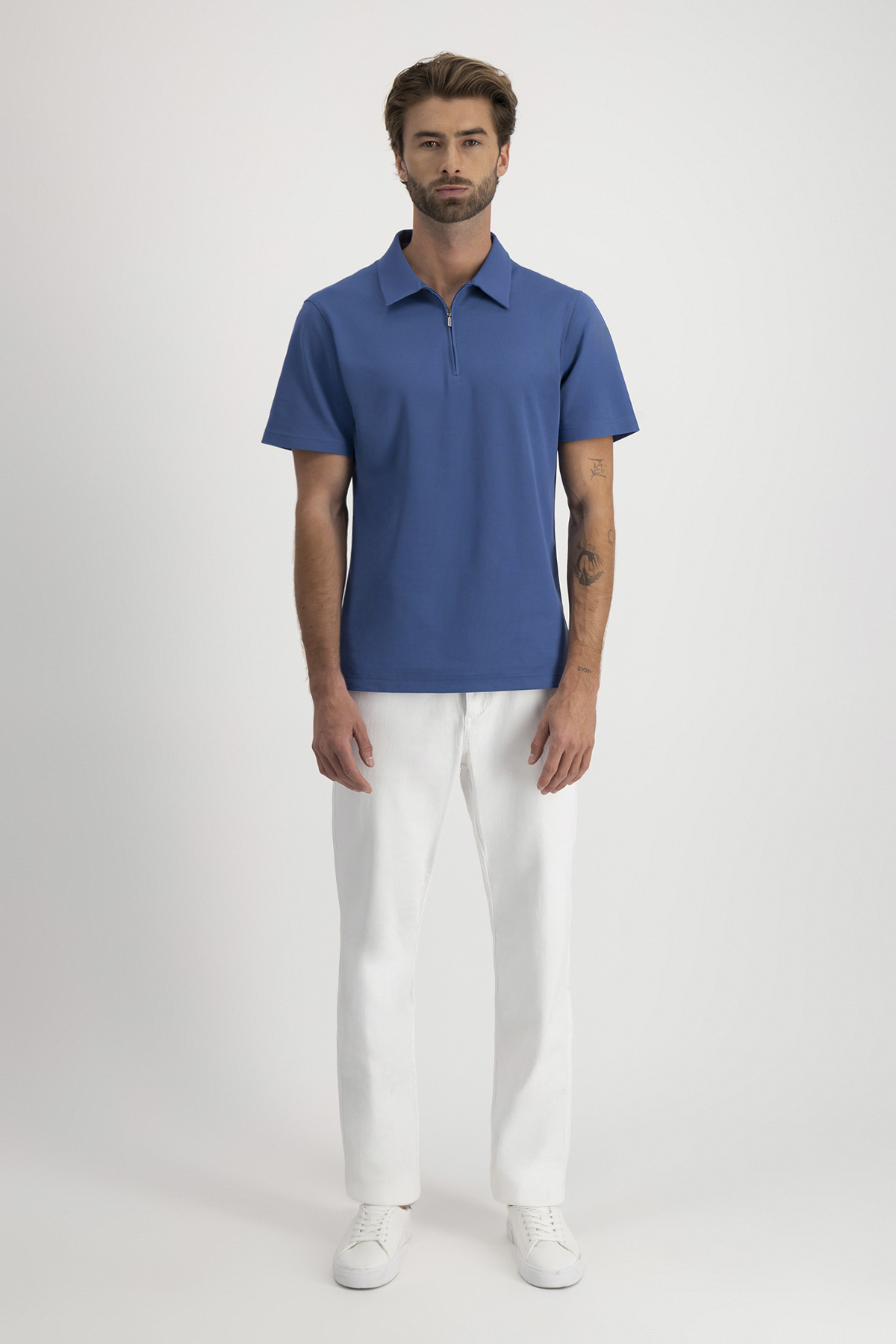 Pantalón Casual Roberts Blanco Slim Fit