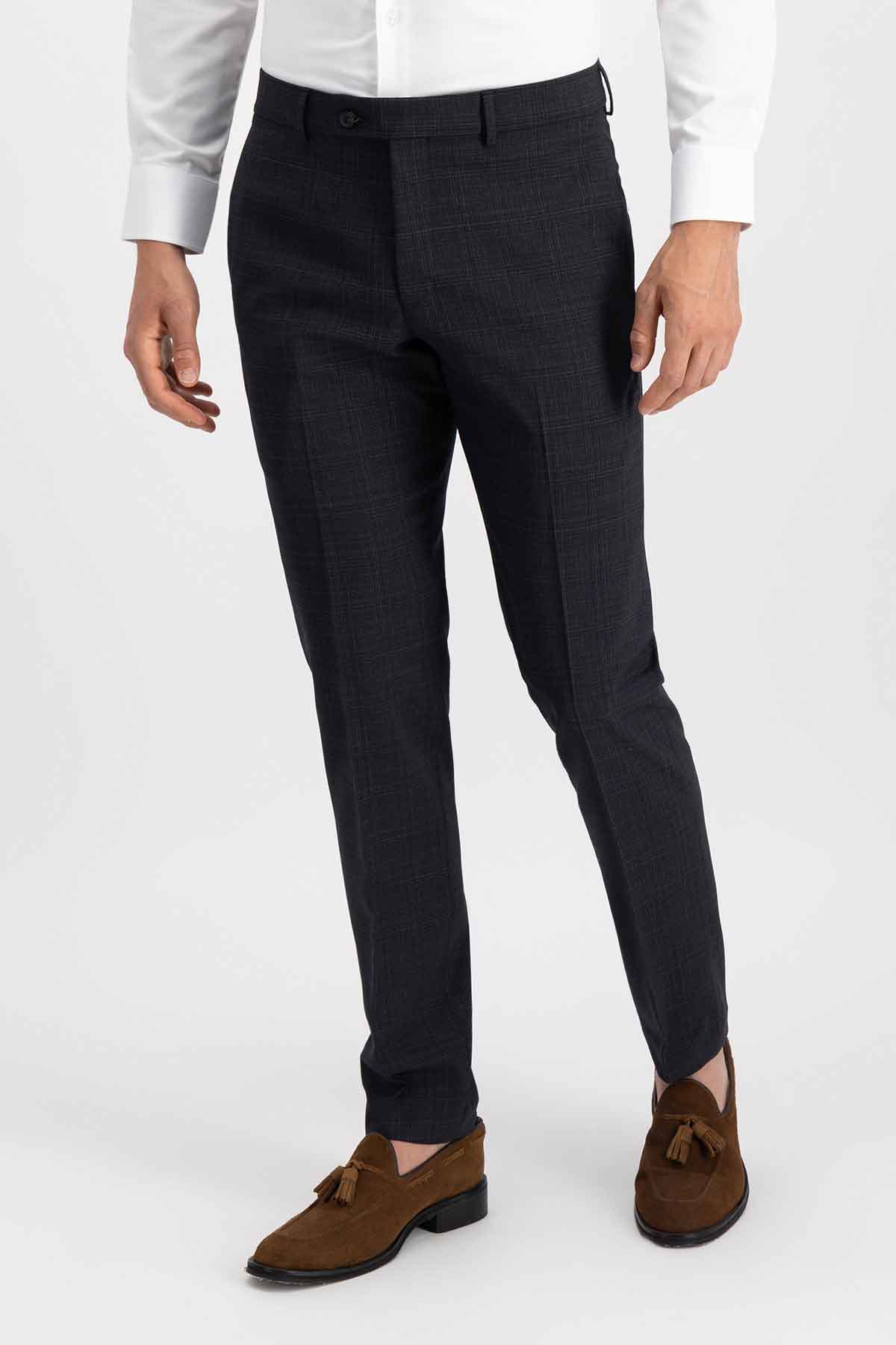 Traje Roberts Red Gris Oxford Slim Fit