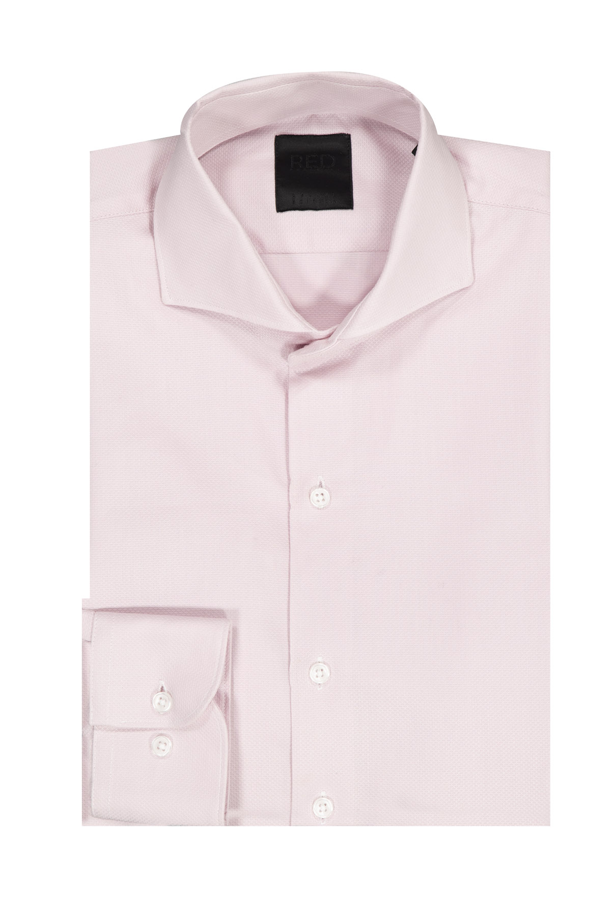 Camisa Vestir Roberts Red Color Rosa Claro Slim Fit