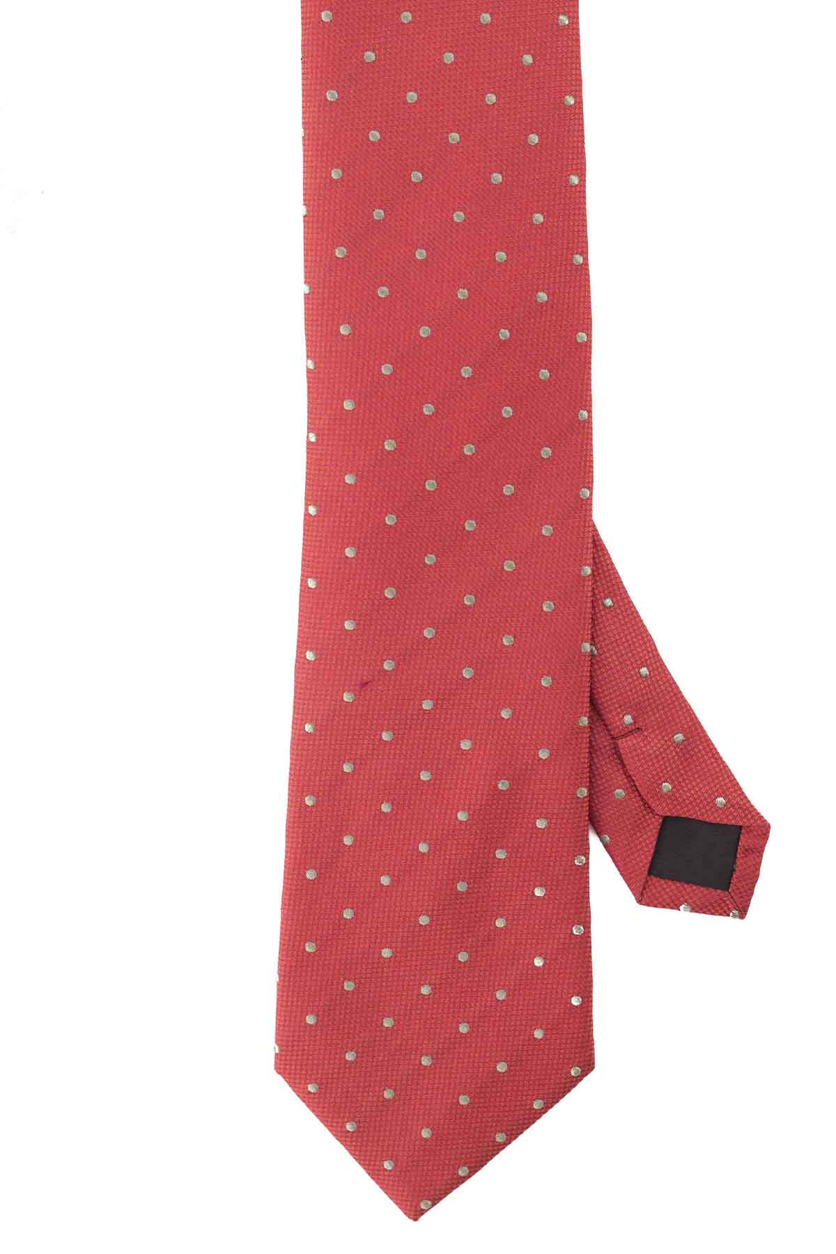 Corbata Calderoni Color Rojo Cereza